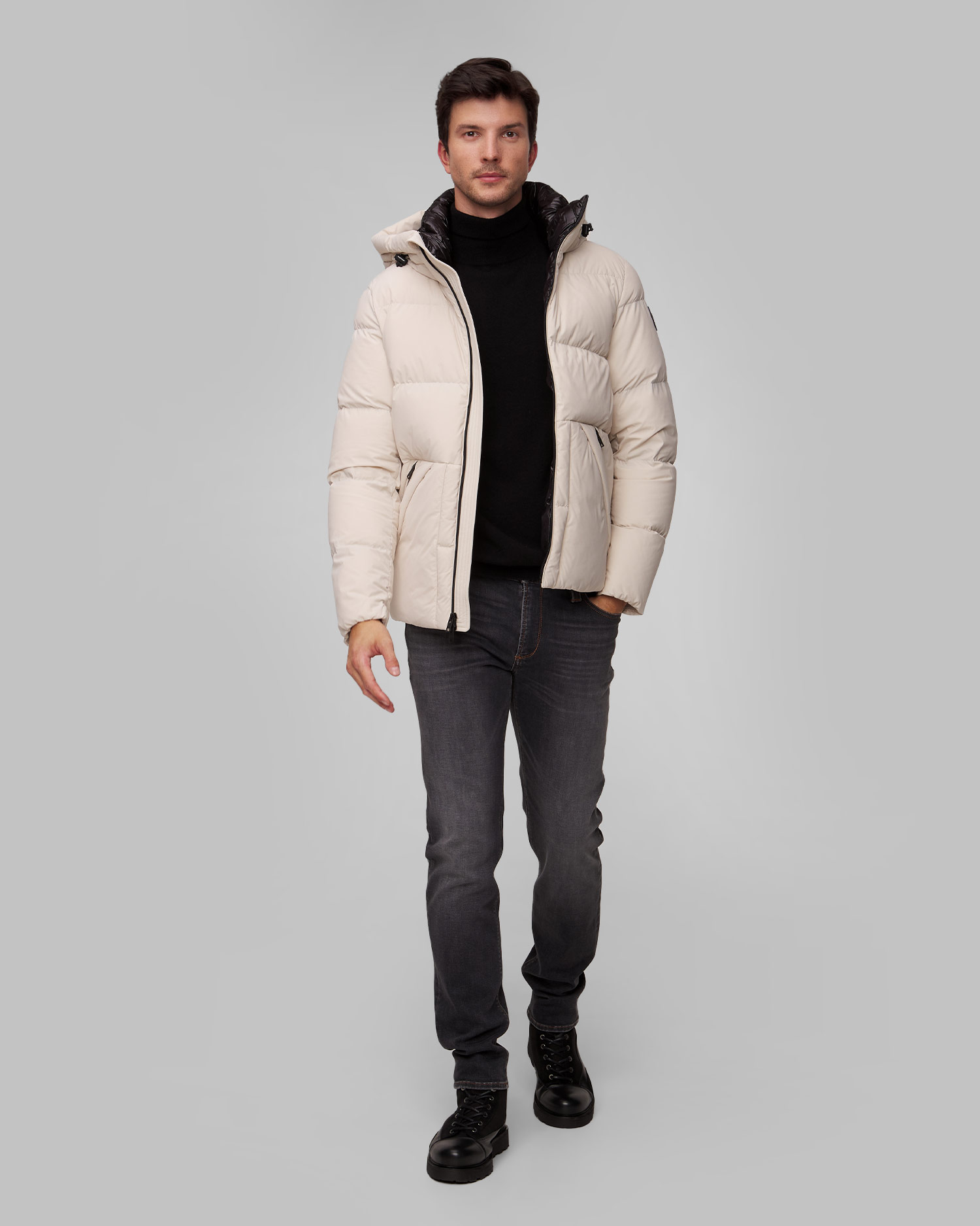 Woolrich Sierra Supreme Down Jacket Daunenjacke für Herren in Beige