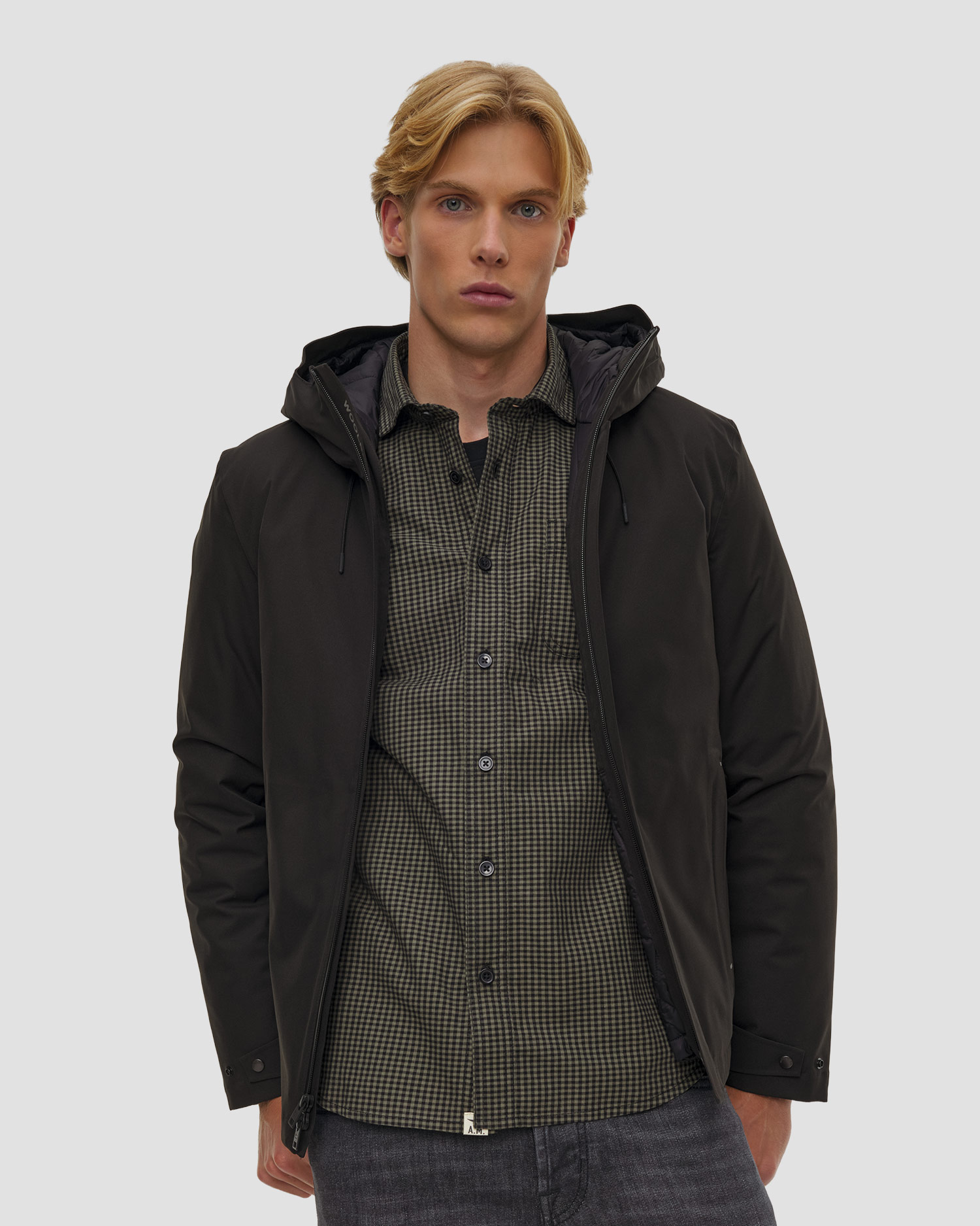 Jachetă pentru bărbați Woolrich 3w1 Crestmont Jacket, Culoare/Model: Czarny