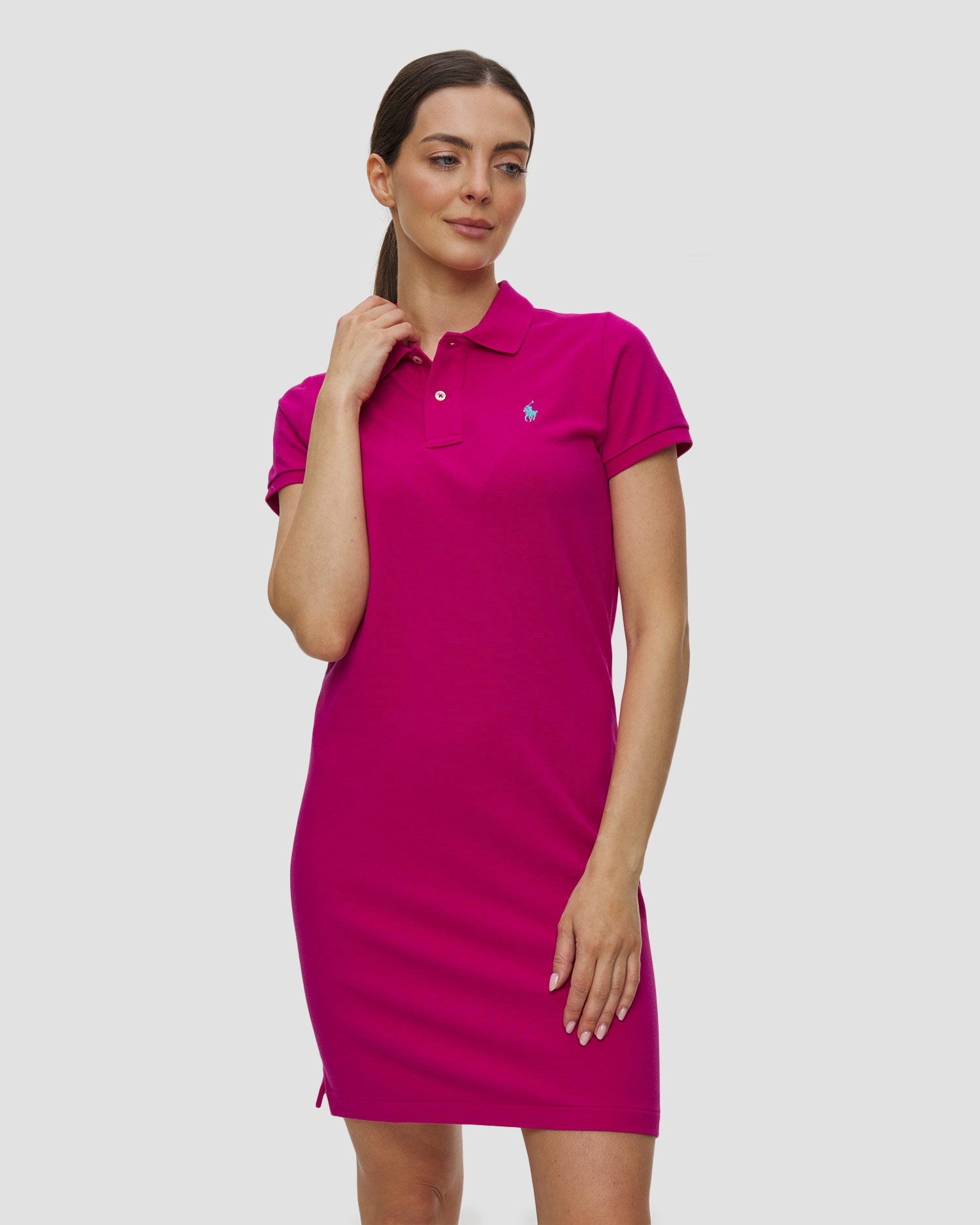 Dámske šaty Polo Ralph Lauren, Farba-Vzor: Różowy