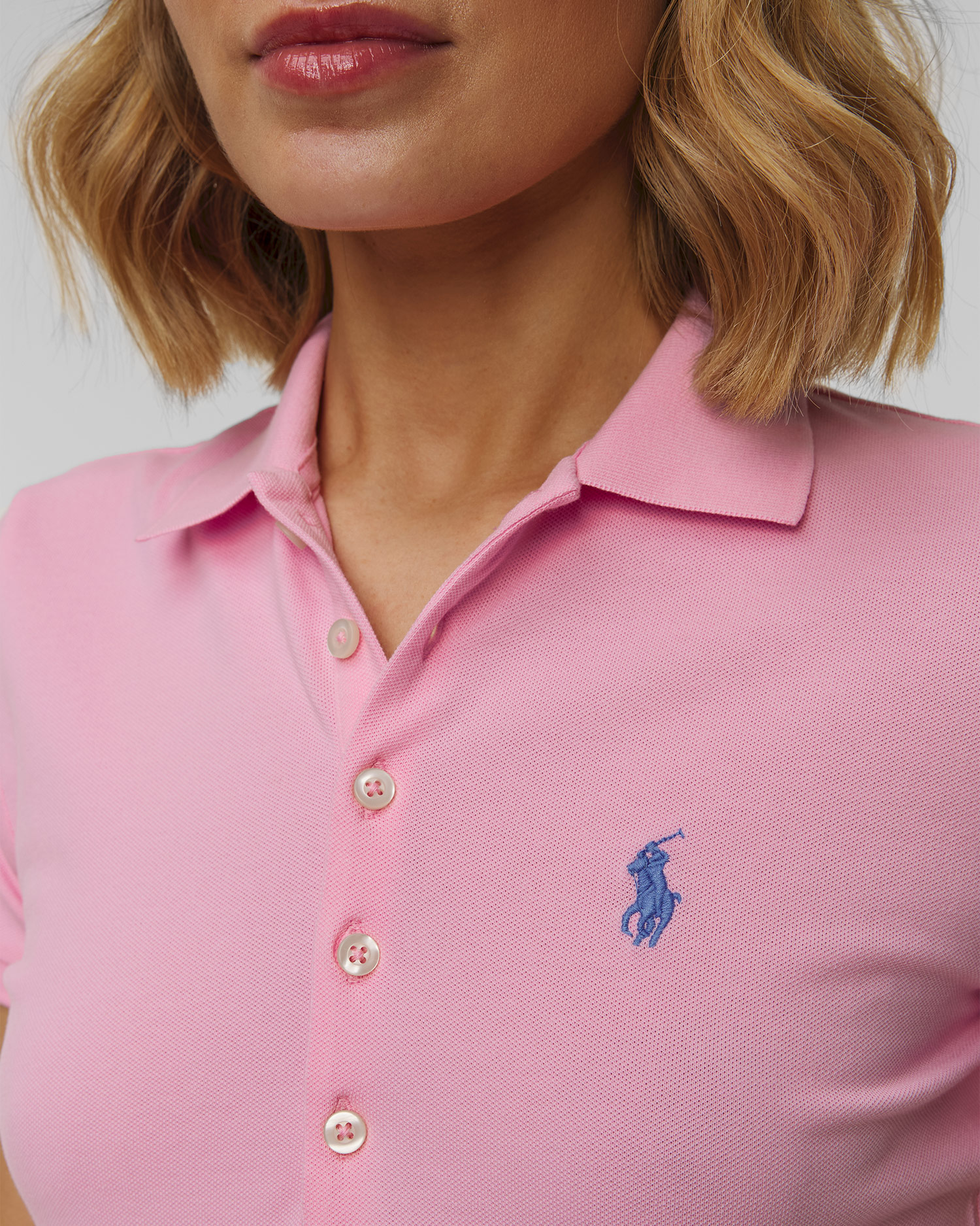 Różowe polo damskie Polo Ralph Lauren