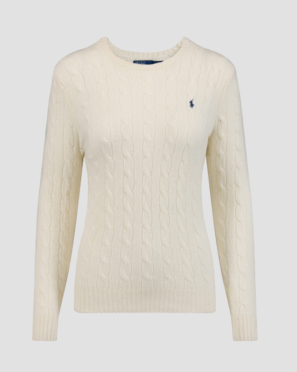 Women's beige wool jumper Polo Ralph Lauren