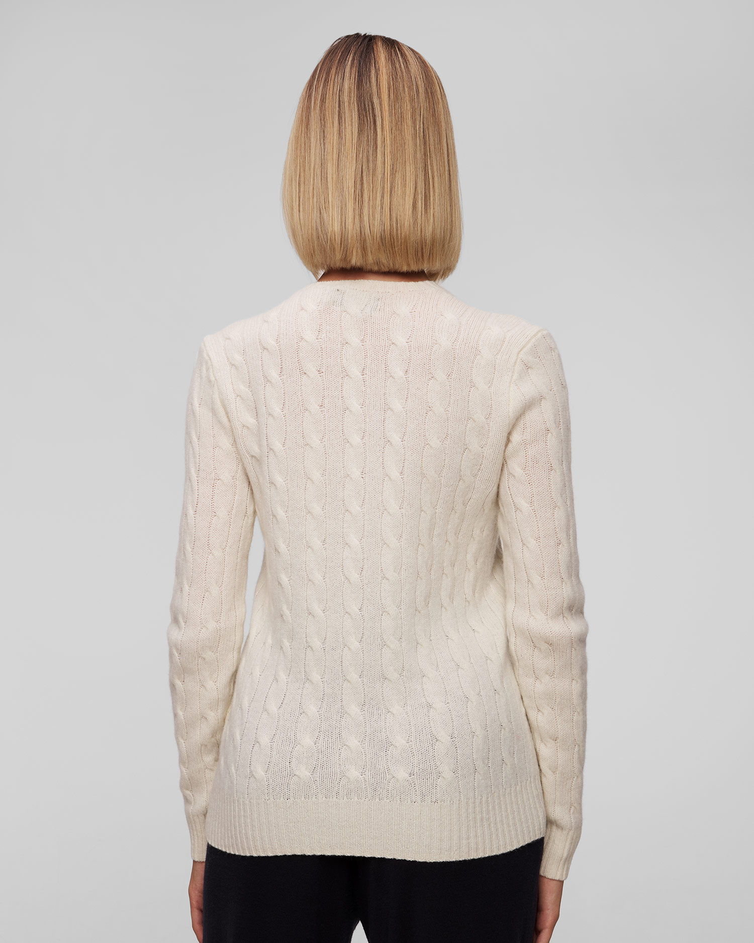 Beżowy sweter wełniany damski Polo Ralph Lauren