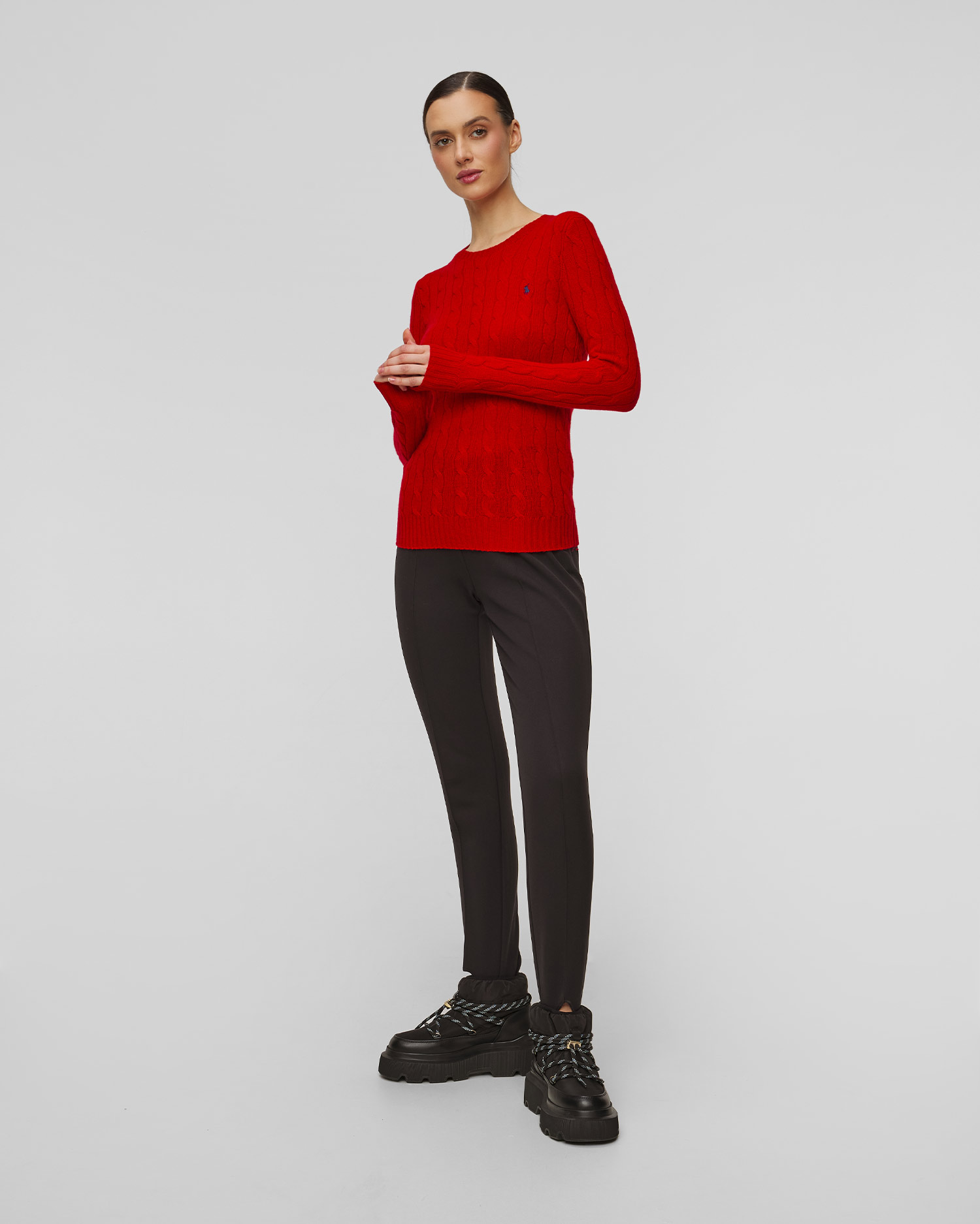 Polo Ralph Lauren Damen-Wollpullover in Rot