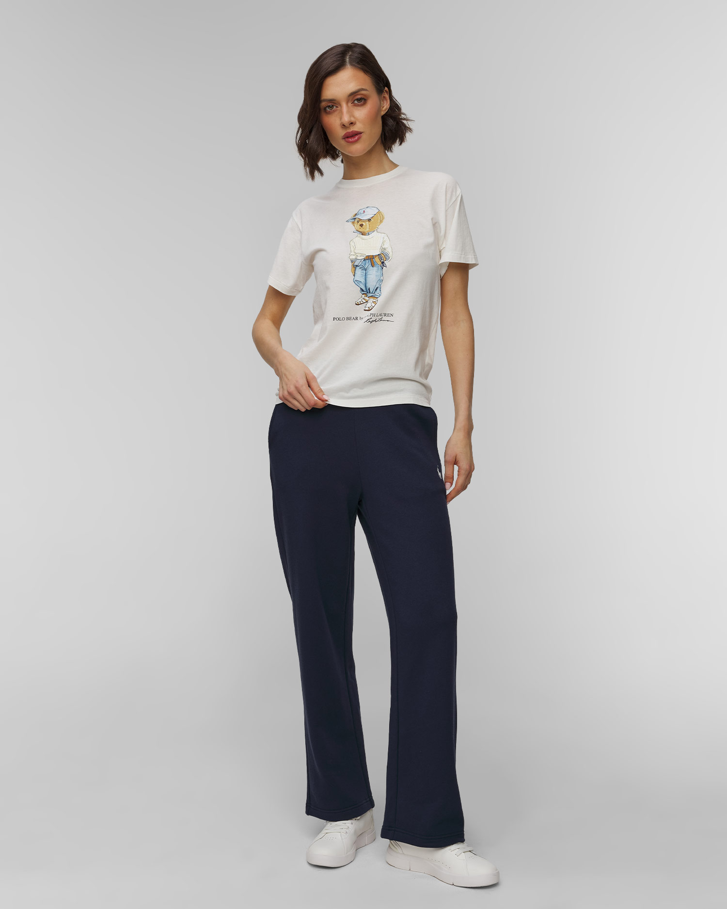 T-shirt blanc pour femmes Polo Ralph Lauren