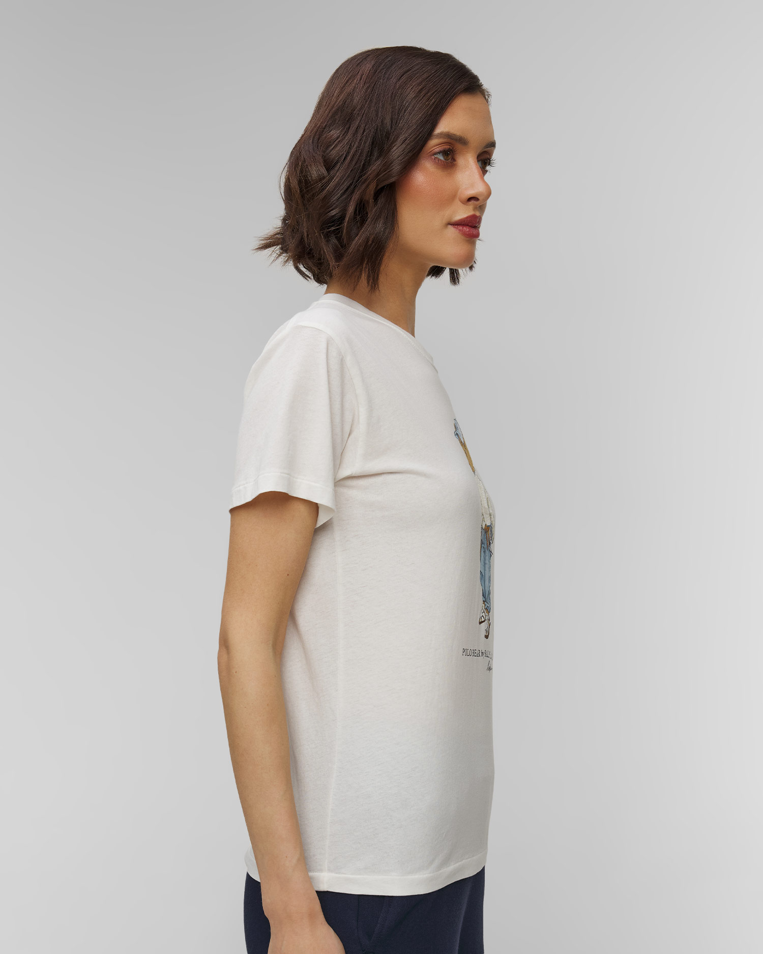 T-shirt blanc pour femmes Polo Ralph Lauren