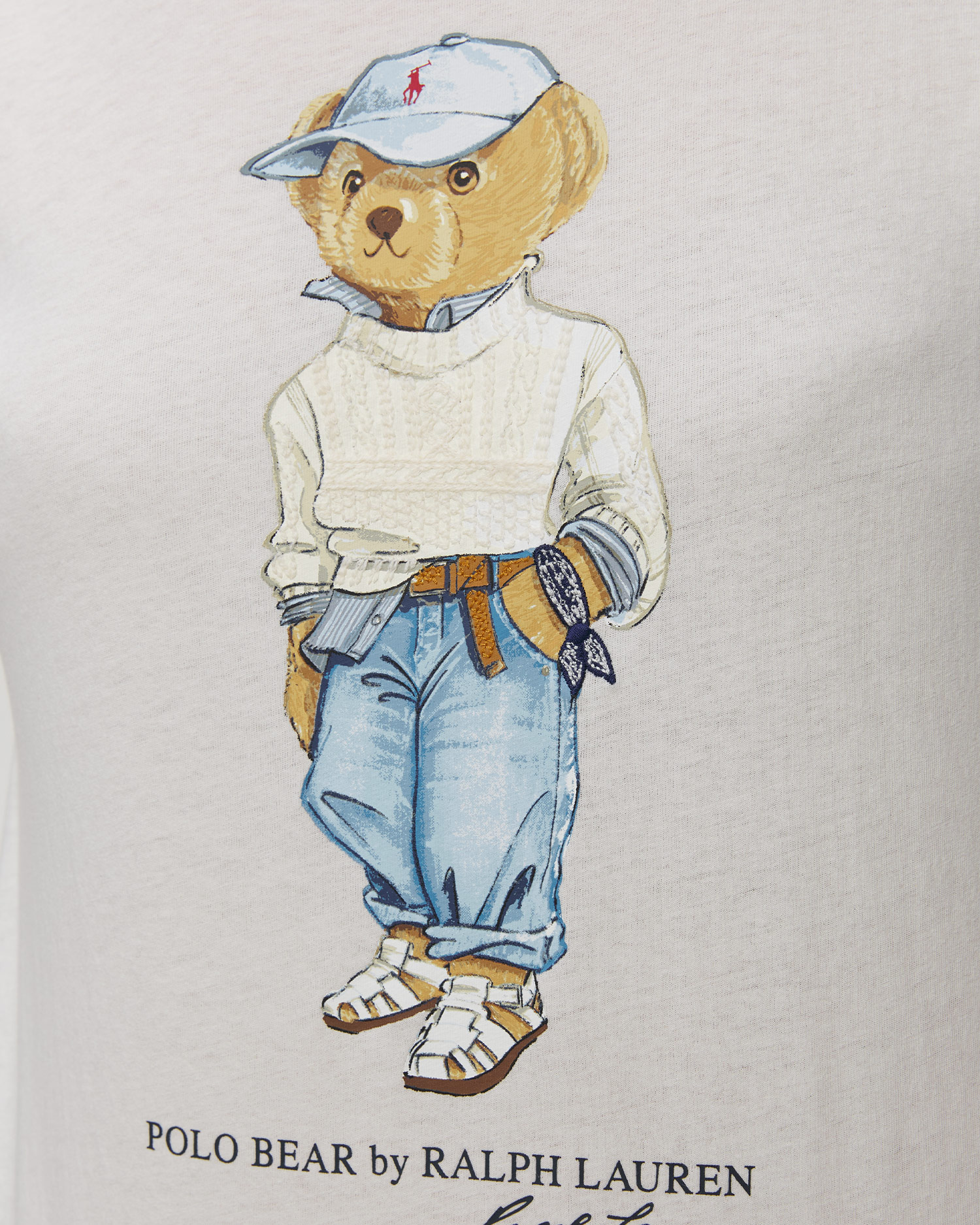 T-shirt blanc pour femmes Polo Ralph Lauren