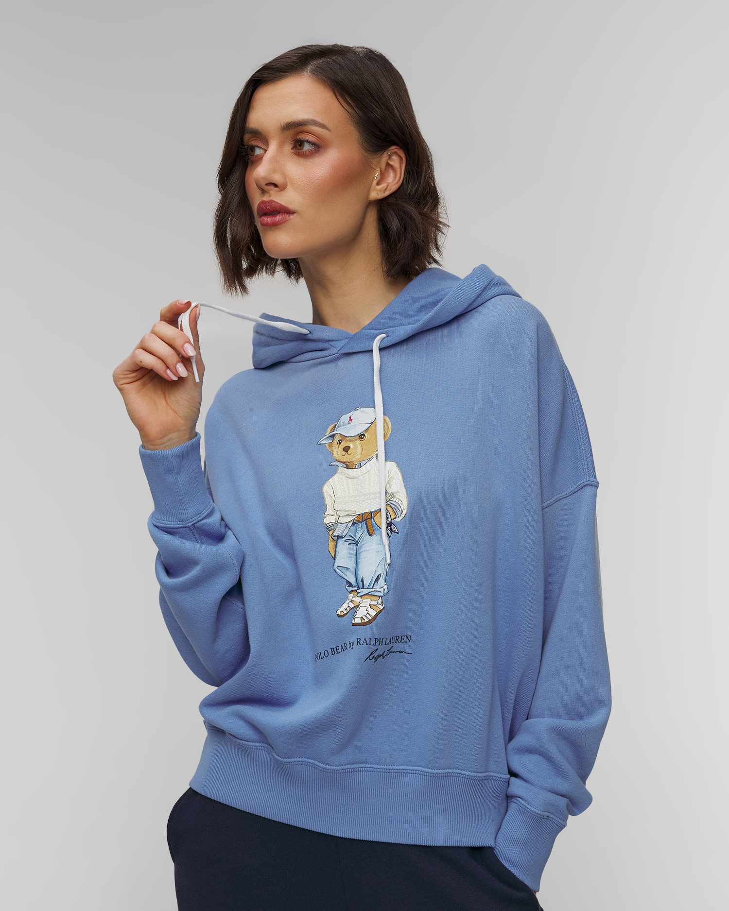 Sweat-shirt à capuche bleu pour femmes Polo Ralph Lauren  Island
