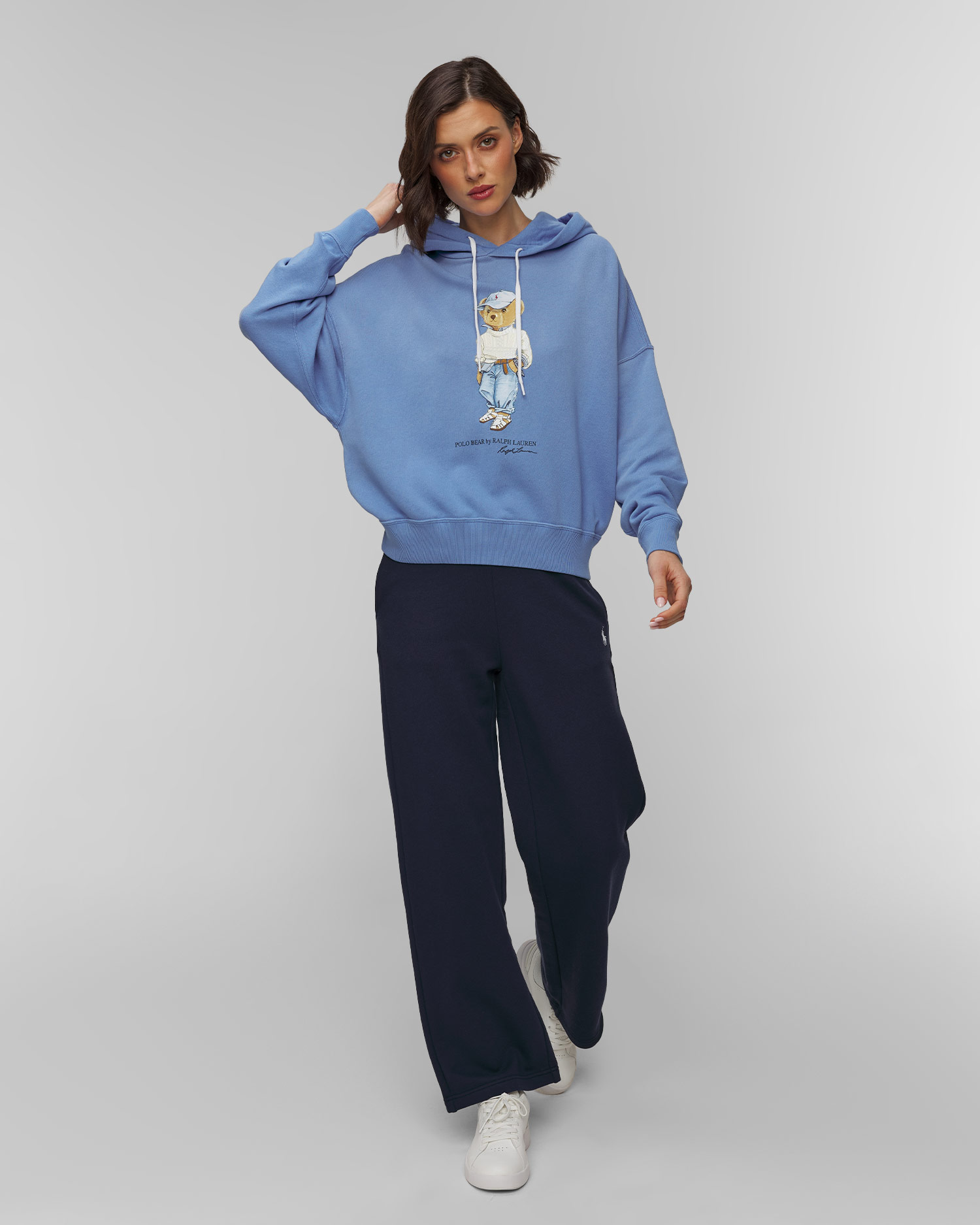 Sweat-shirt à capuche bleu pour femmes Polo Ralph Lauren  Island