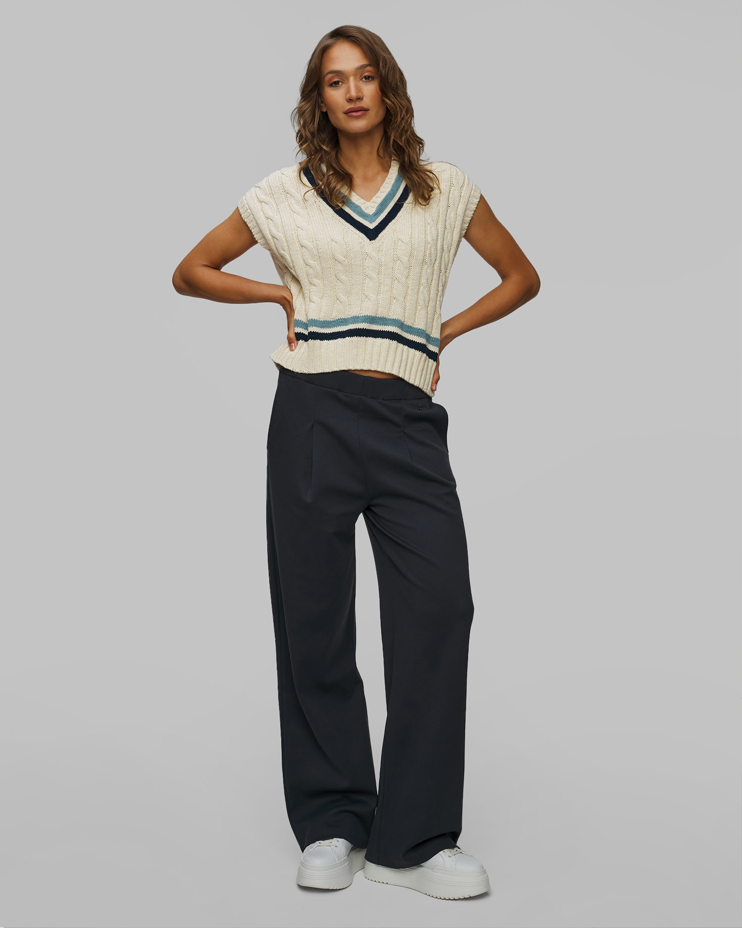 Sweter bez rękawów damski Polo Ralph Lauren