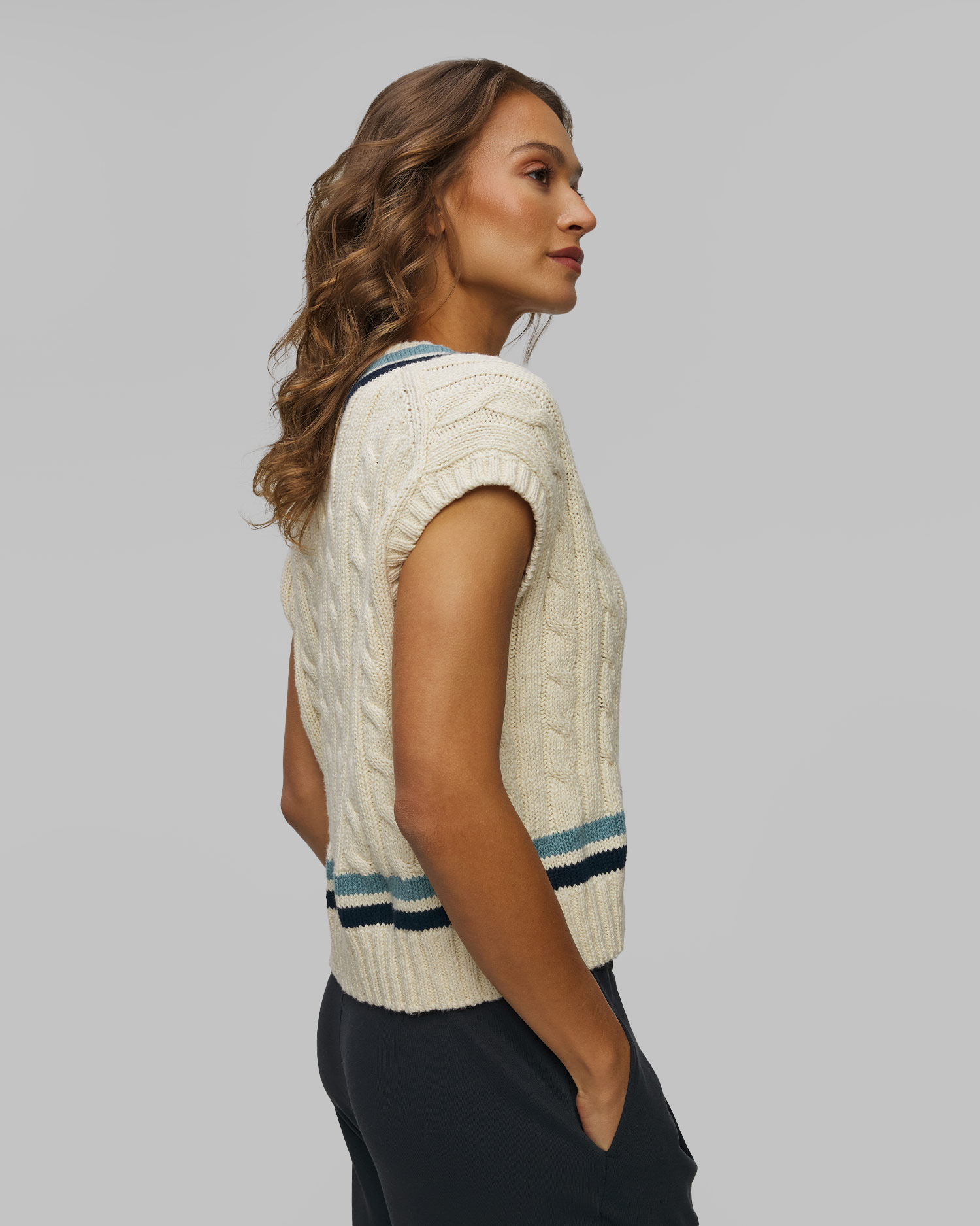 Sweter bez rękawów damski Polo Ralph Lauren