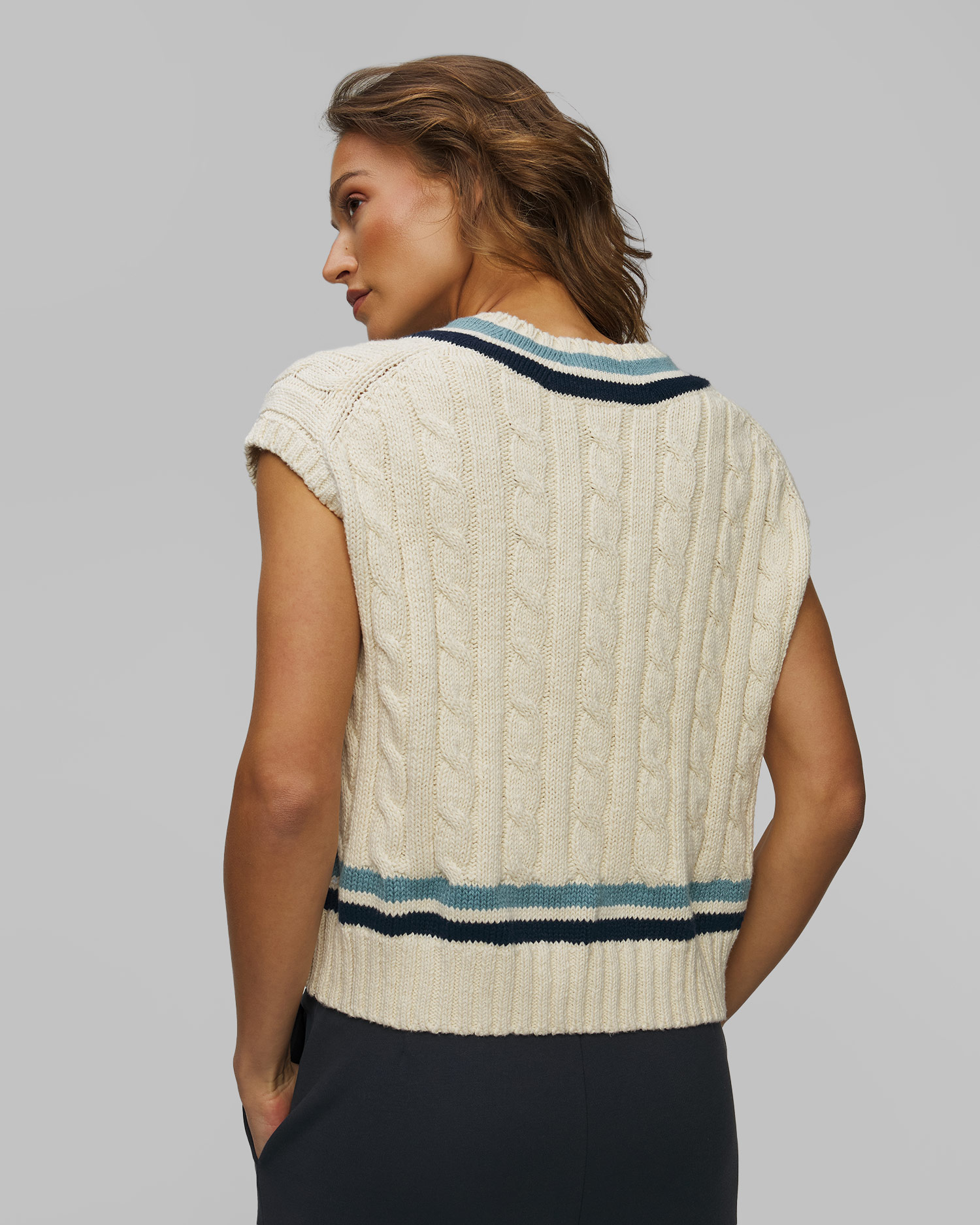 Sweter bez rękawów damski Polo Ralph Lauren