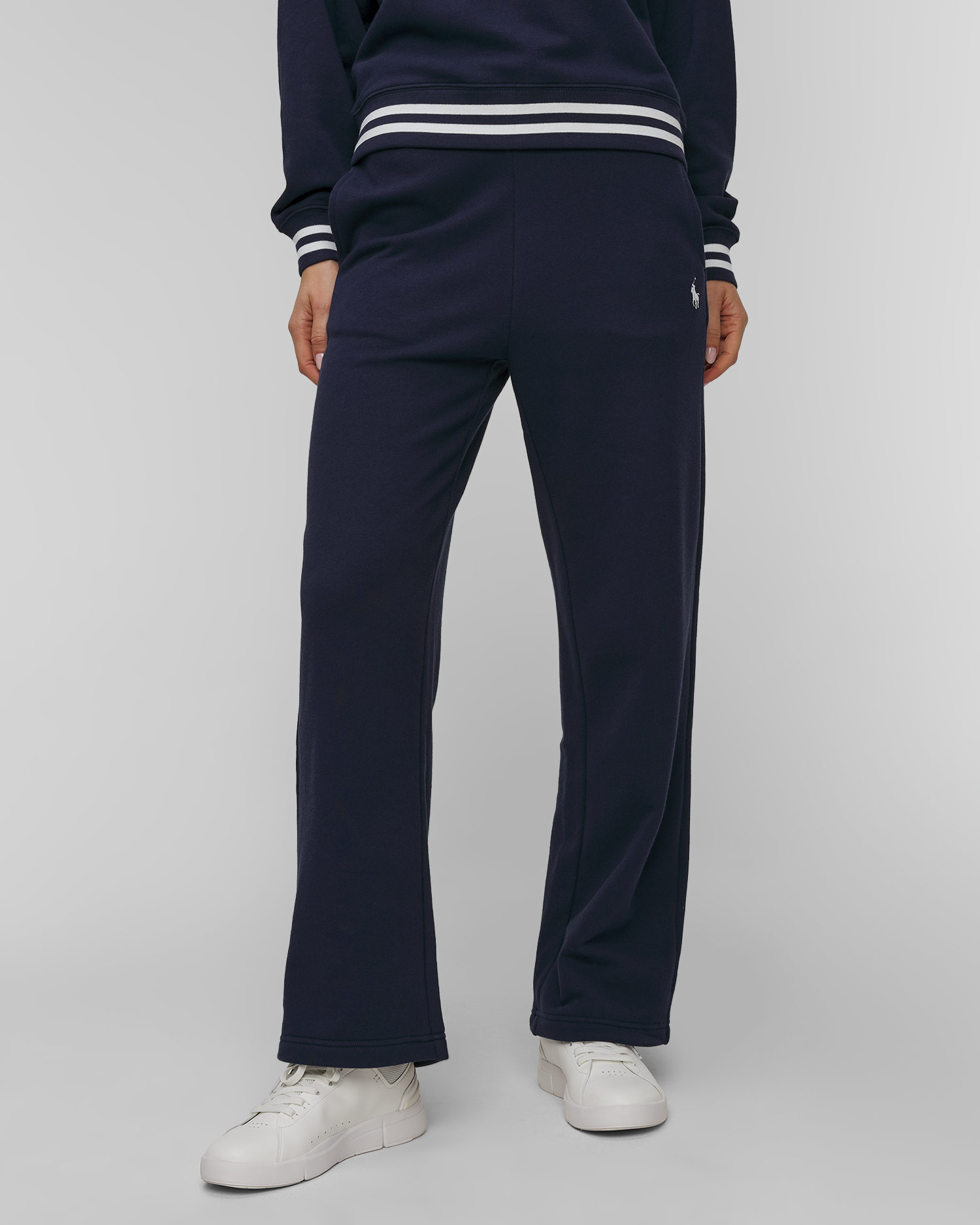 Pantalon bleu marine pour femmes Polo Ralph Lauren Wimbledon