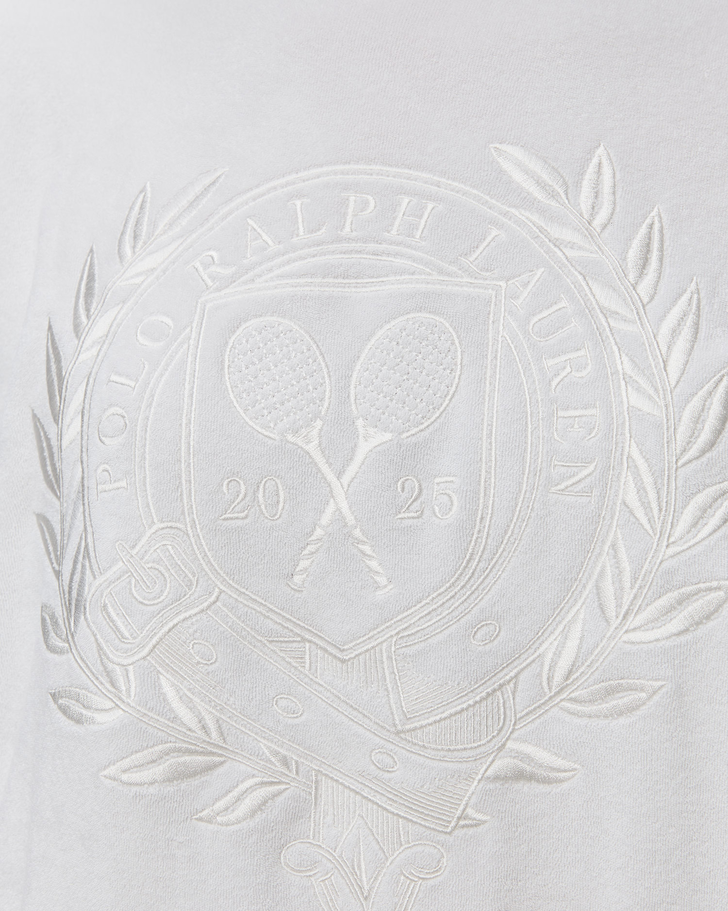 Sweat-shirt blanc pour femmes Polo Ralph Lauren Terry 