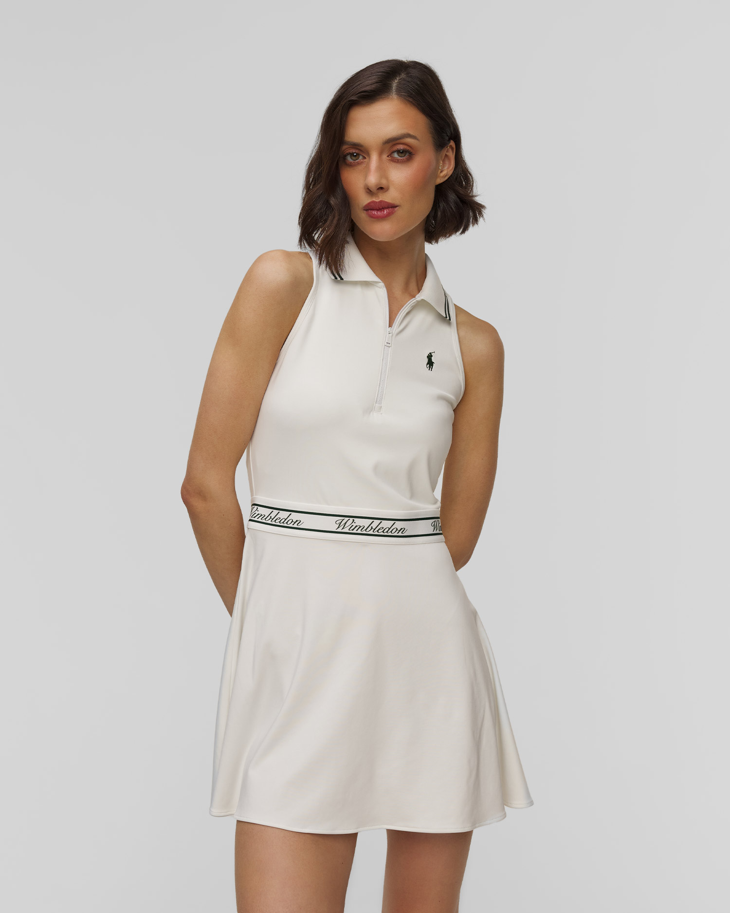Dámské tenisové šaty Polo Ralph Lauren Wimbledon v Bílé Barvě