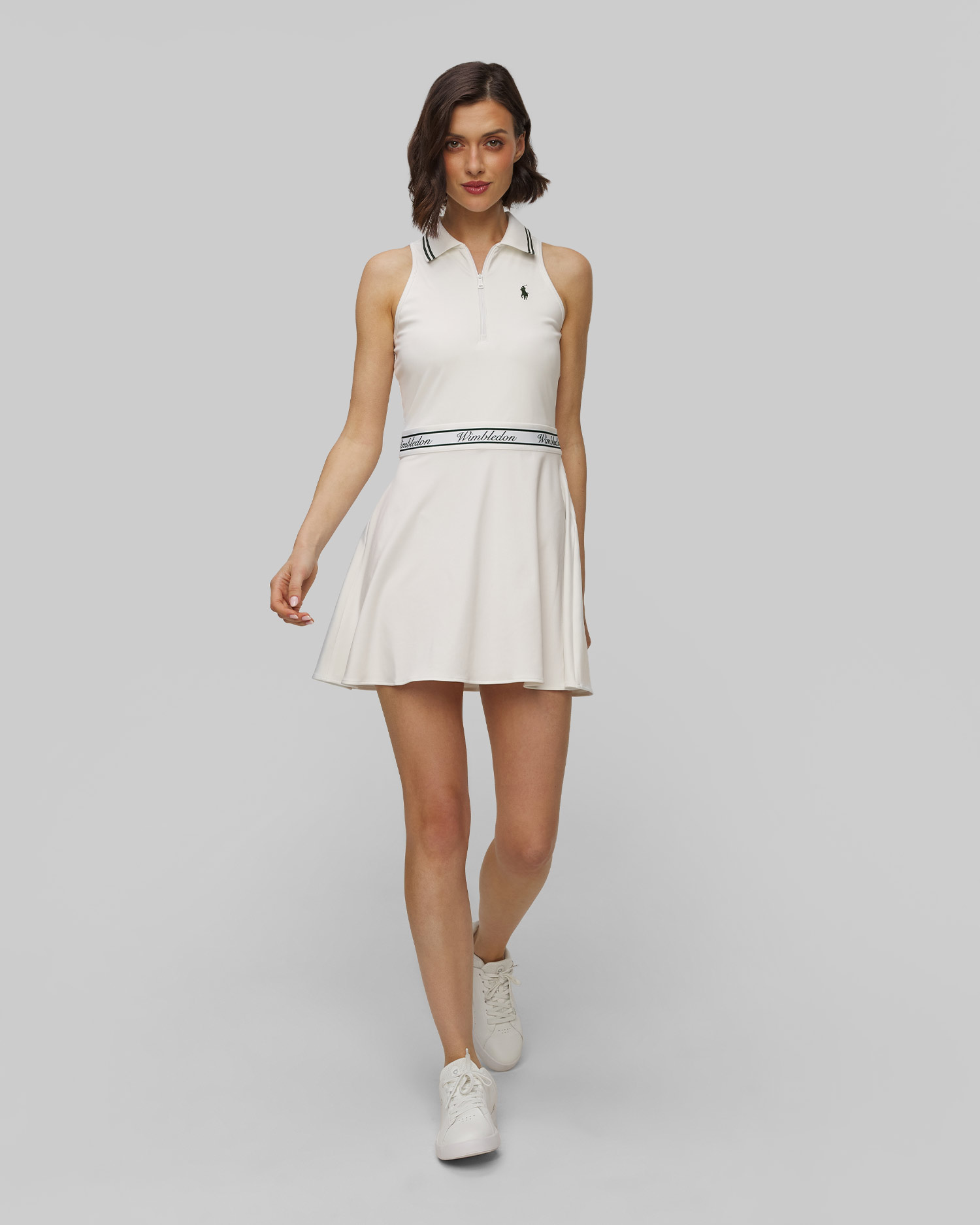 Dámské tenisové šaty Polo Ralph Lauren Wimbledon v Bílé Barvě