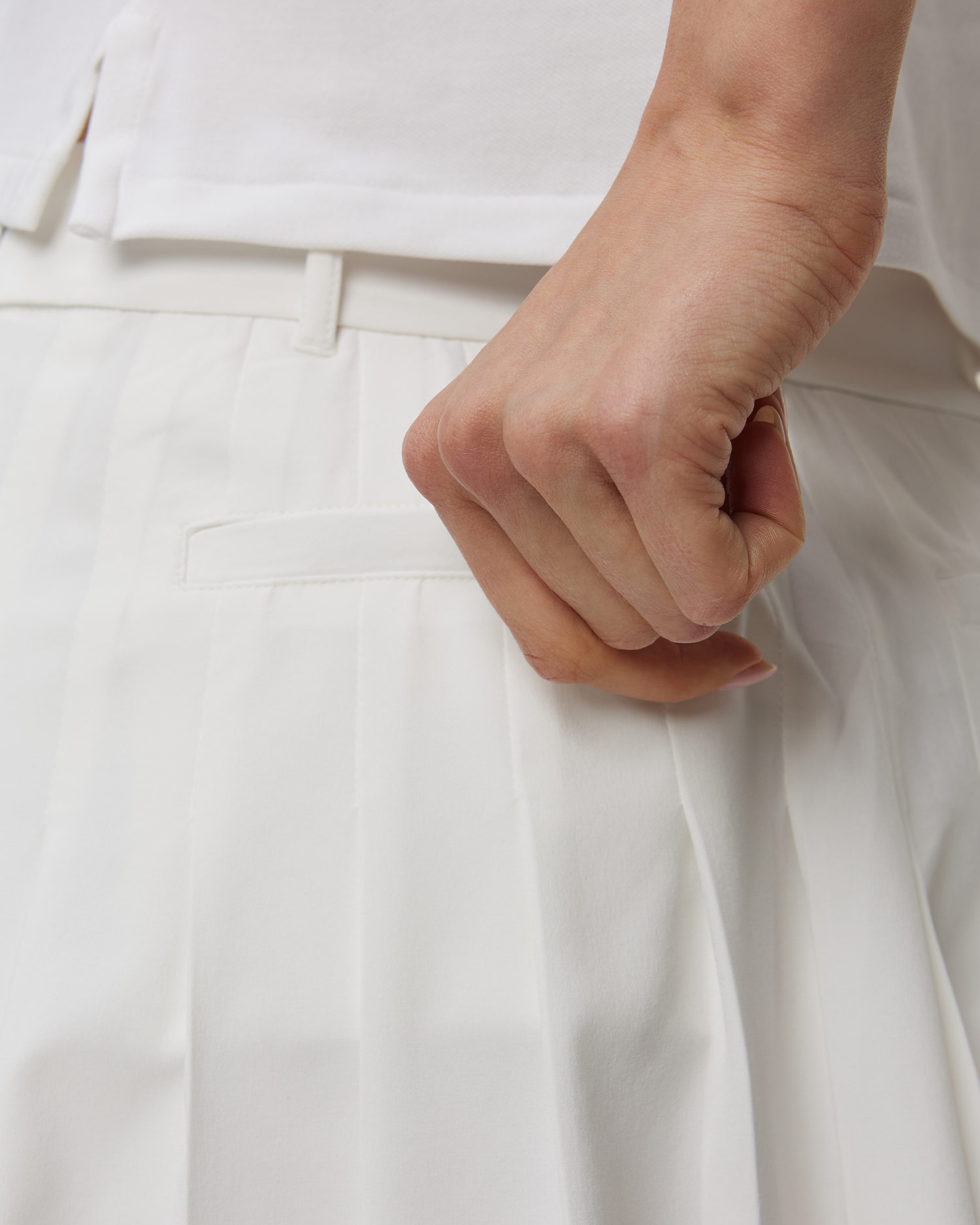 Jupe blanche pour femmes Polo Ralph Lauren 4way stretch