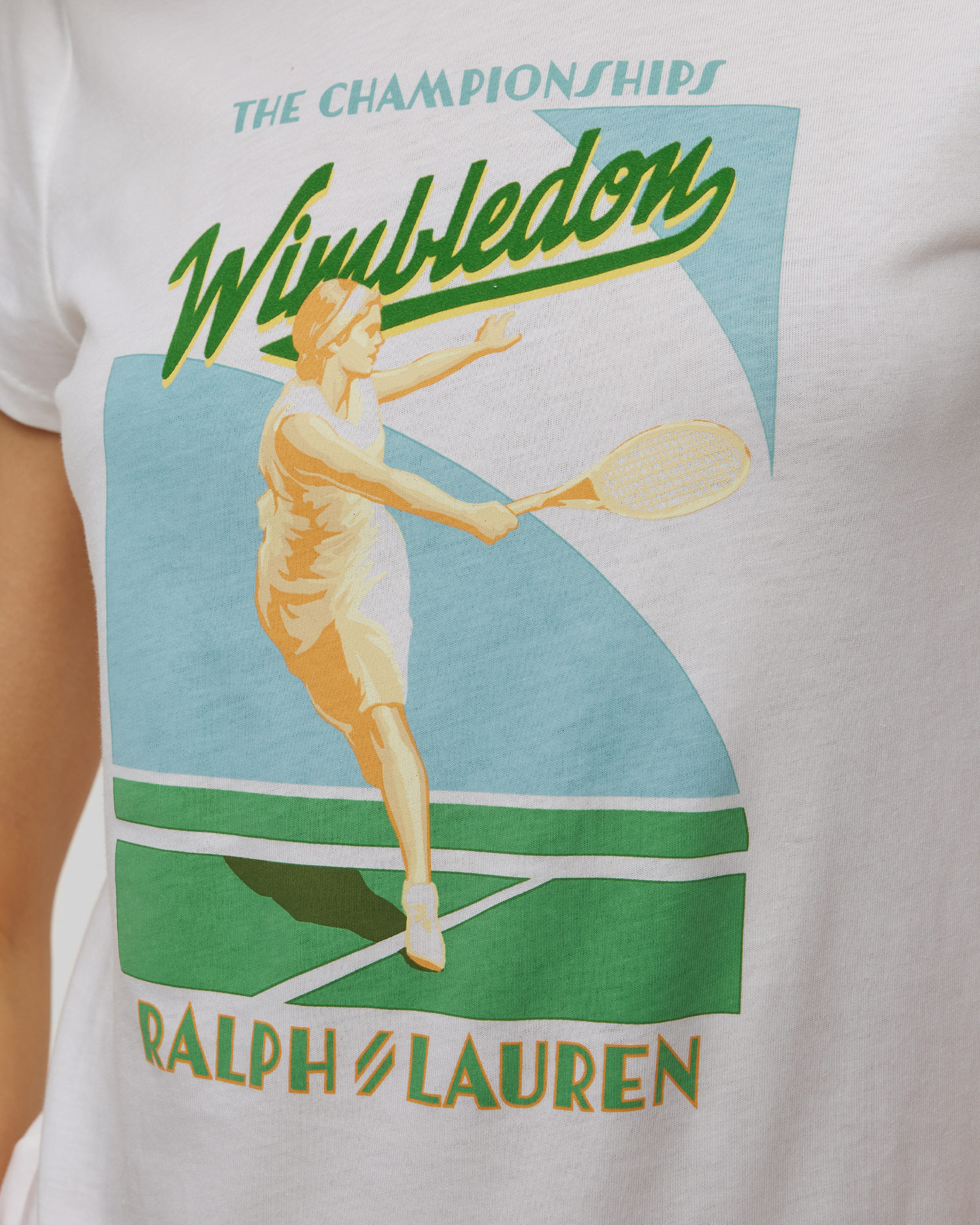 Biały T-shirt damski Polo Ralph Lauren