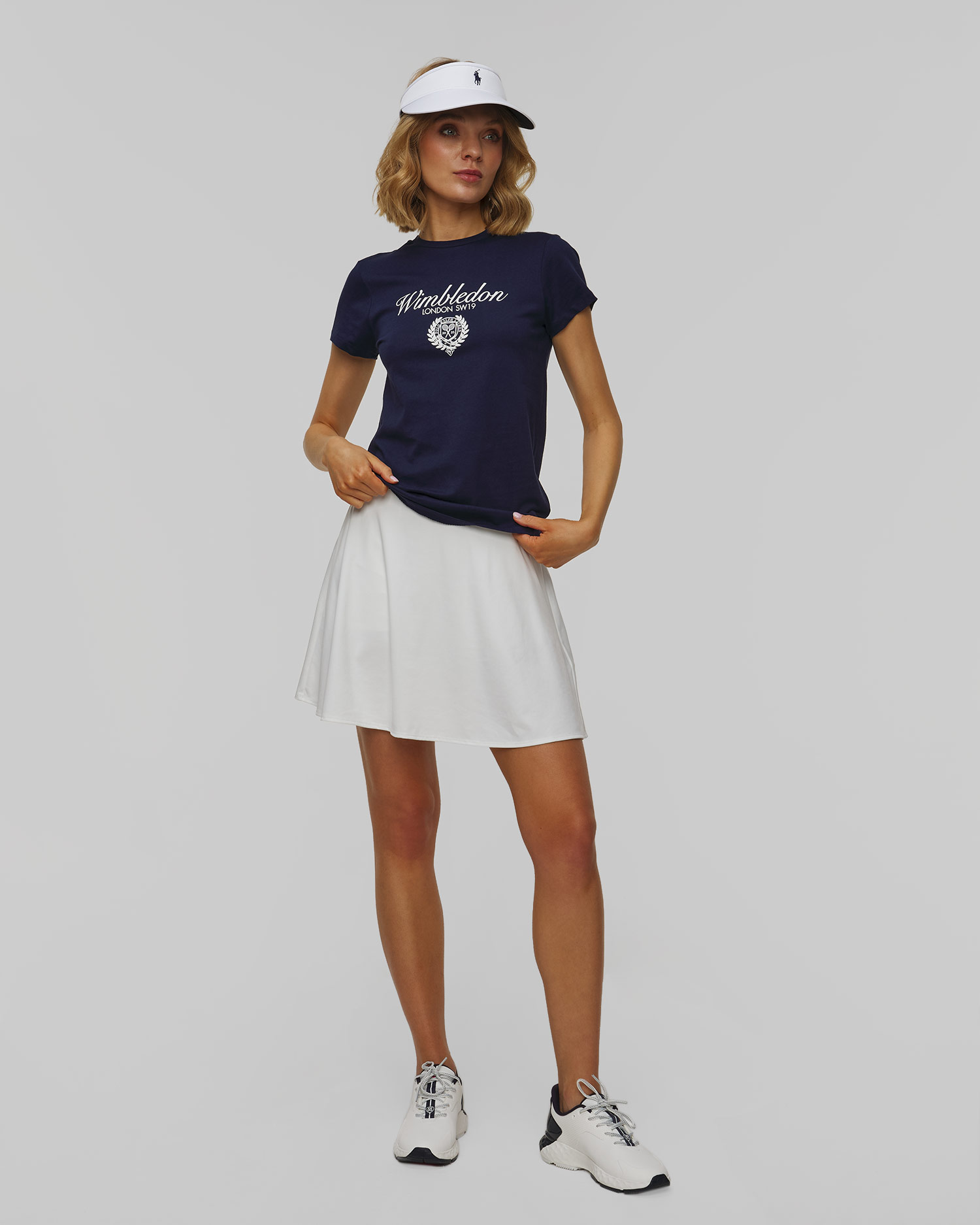 Granatowy T-shirt damski Polo Ralph Lauren