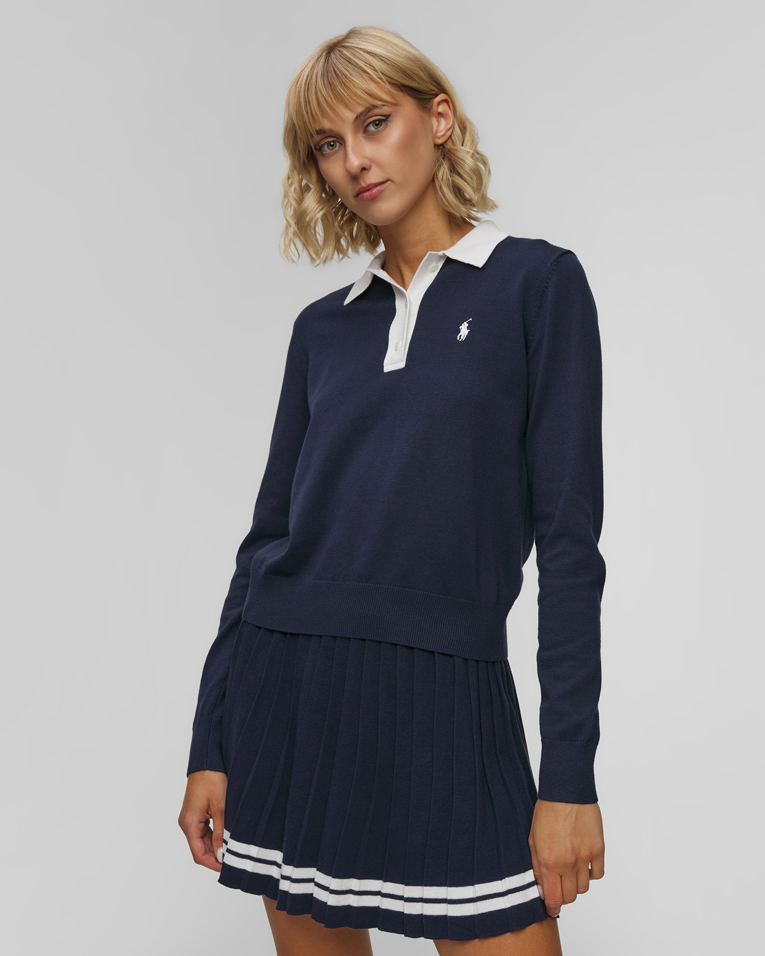 Dzianinowe polo damskie Ralph Lauren RLX Golf