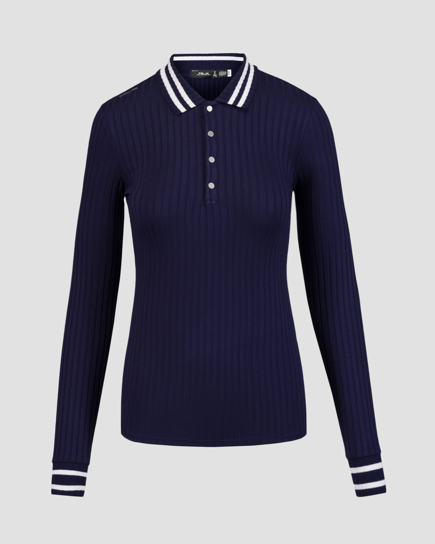 Granatowe polo z długim rękawem damskie Ralph Lauren RLX Golf