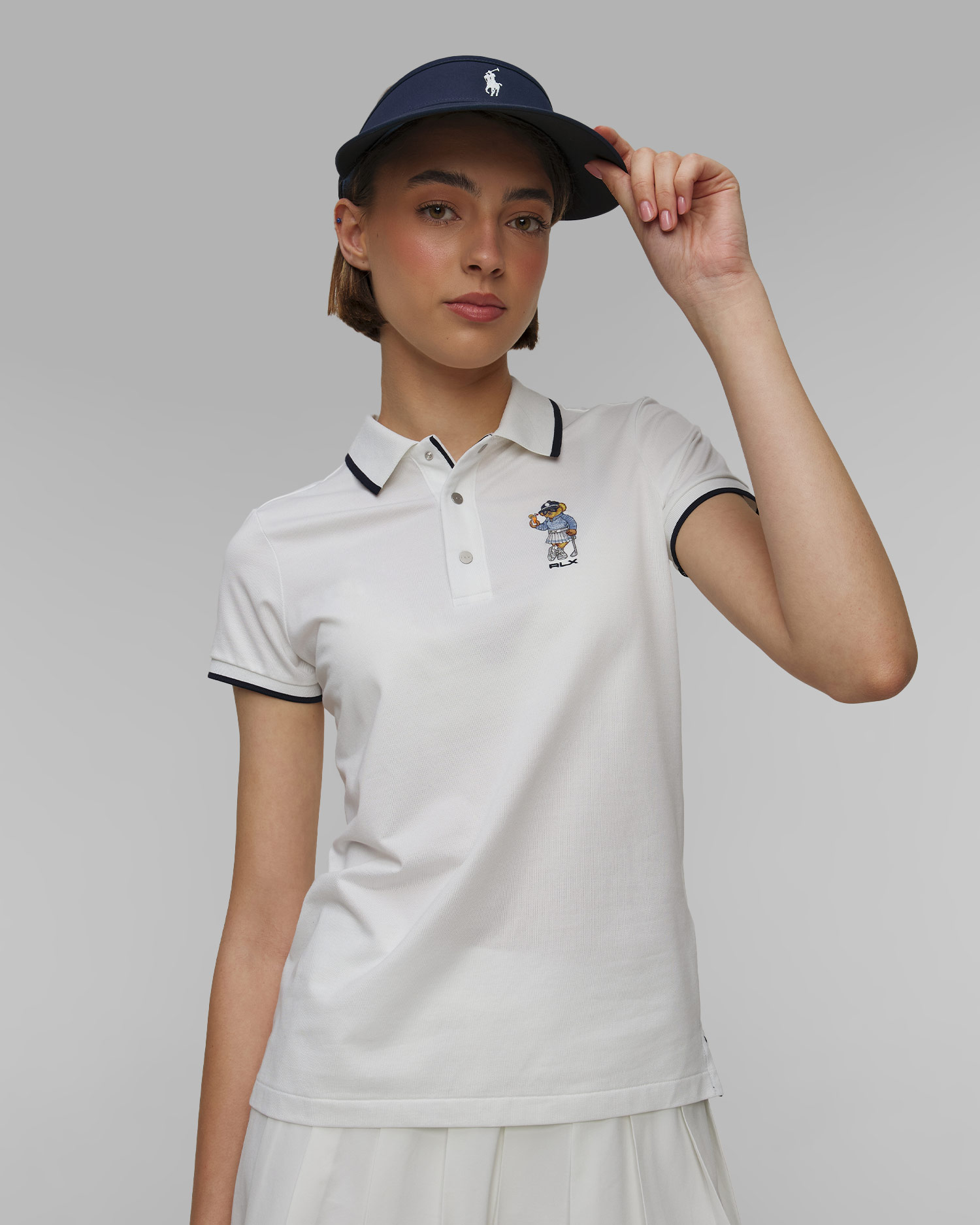 Białe polo damskie Ralph Lauren RLX Golf