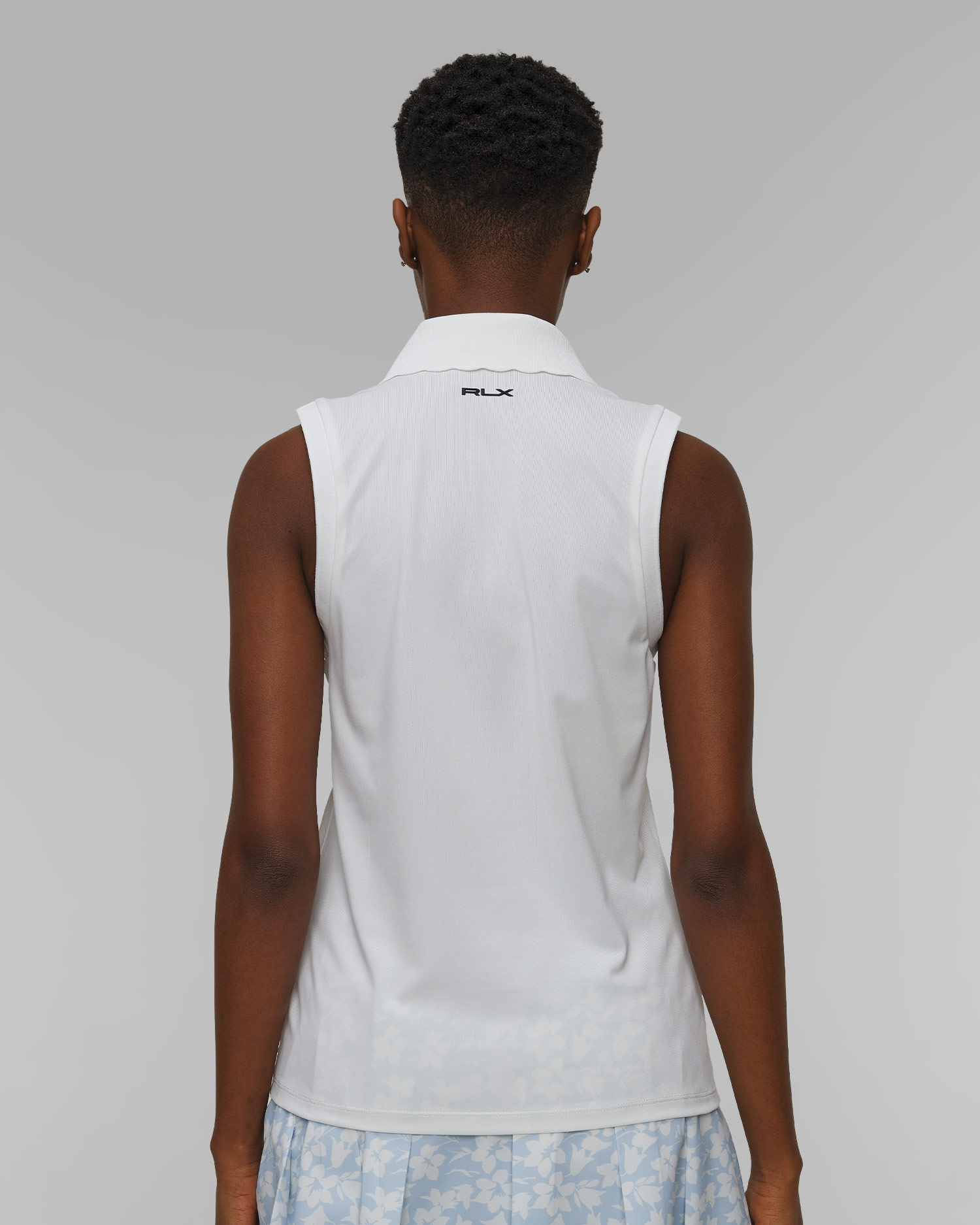 Polo blanc pour femmes Ralph Lauren RLX Golf