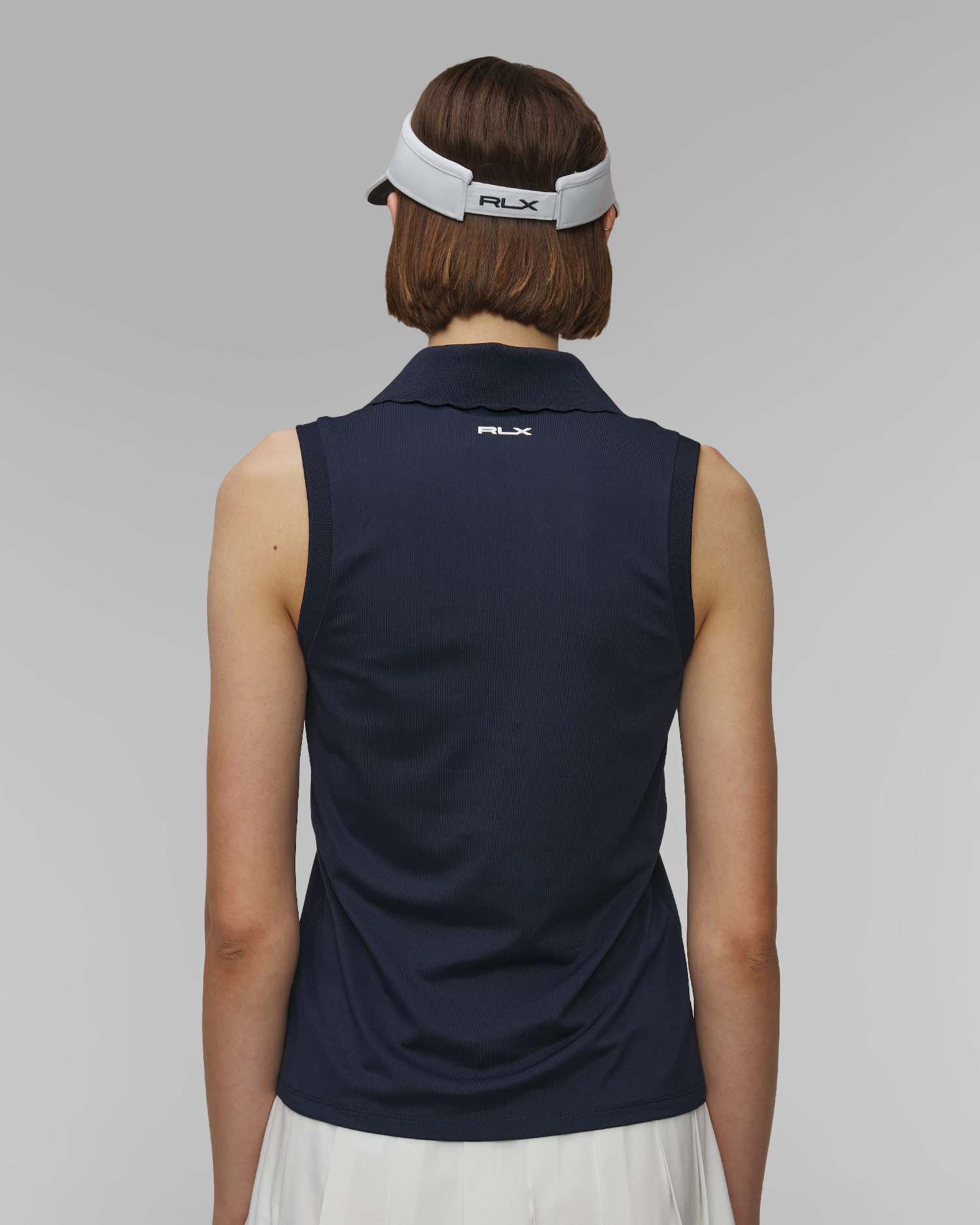 Polo bleu marine pour femmes Ralph Lauren RLX Golf