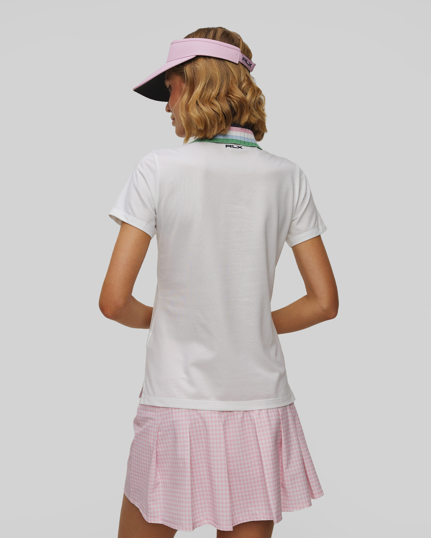 Polo blanc pour femmes Ralph Lauren RLX Golf