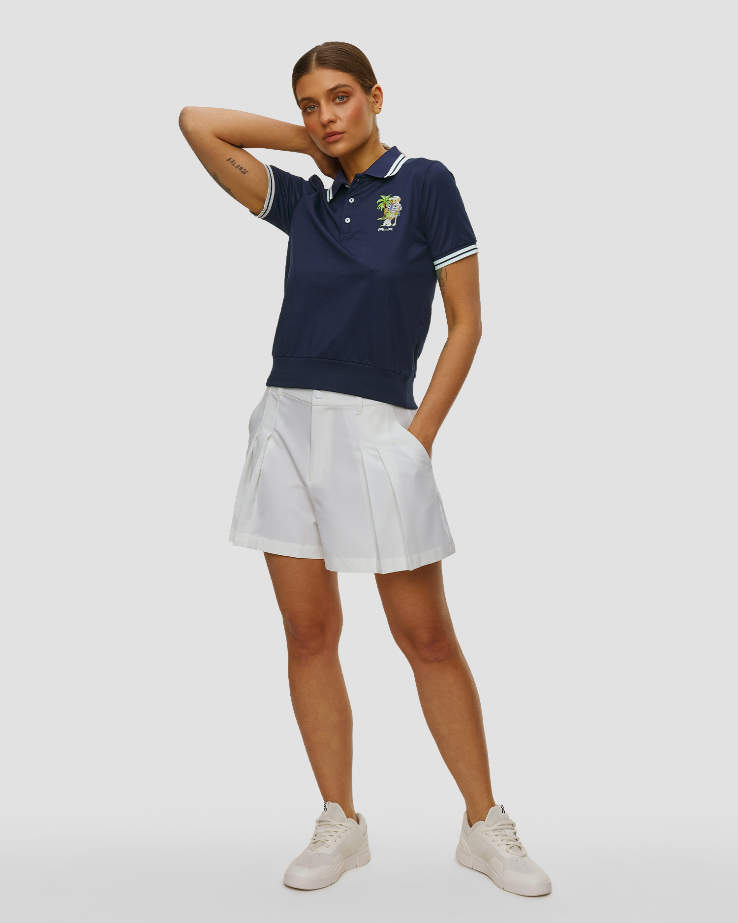 Granatowe polo damskie RLX Ralph Lauren
