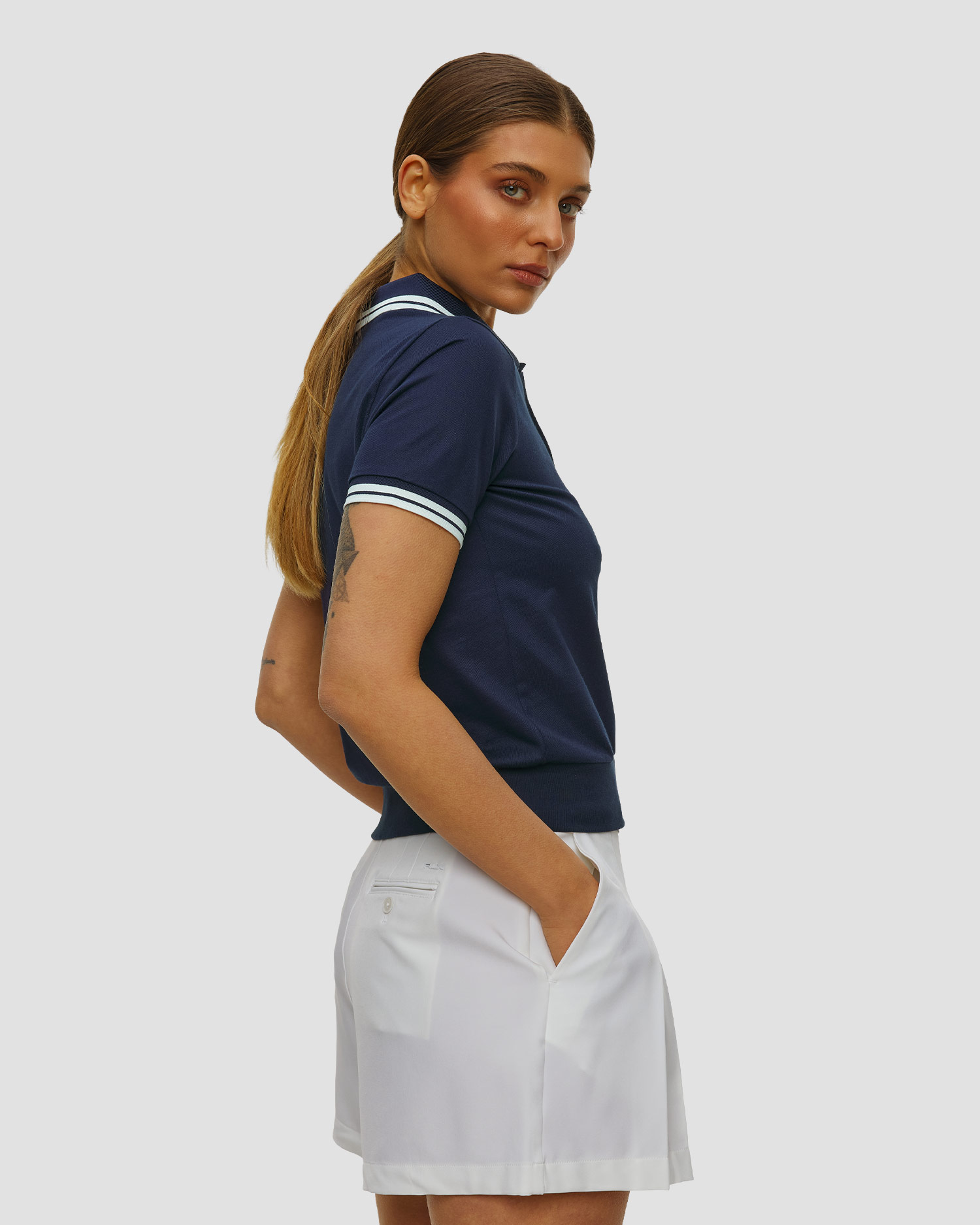 Granatowe polo damskie RLX Ralph Lauren