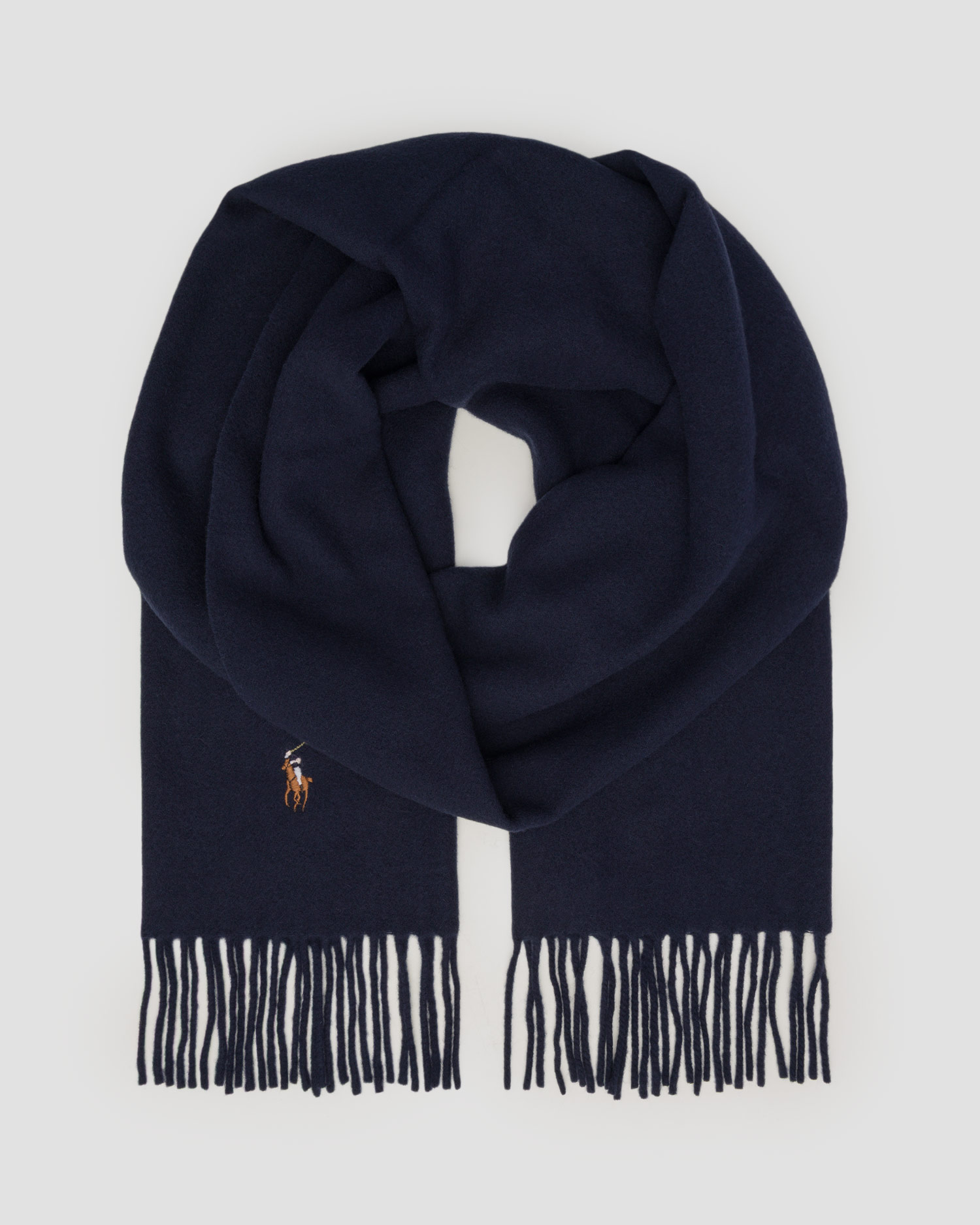 Sciarpa in lana da uomo Polo Ralph Lauren, Colore/Disegno: Granatowy