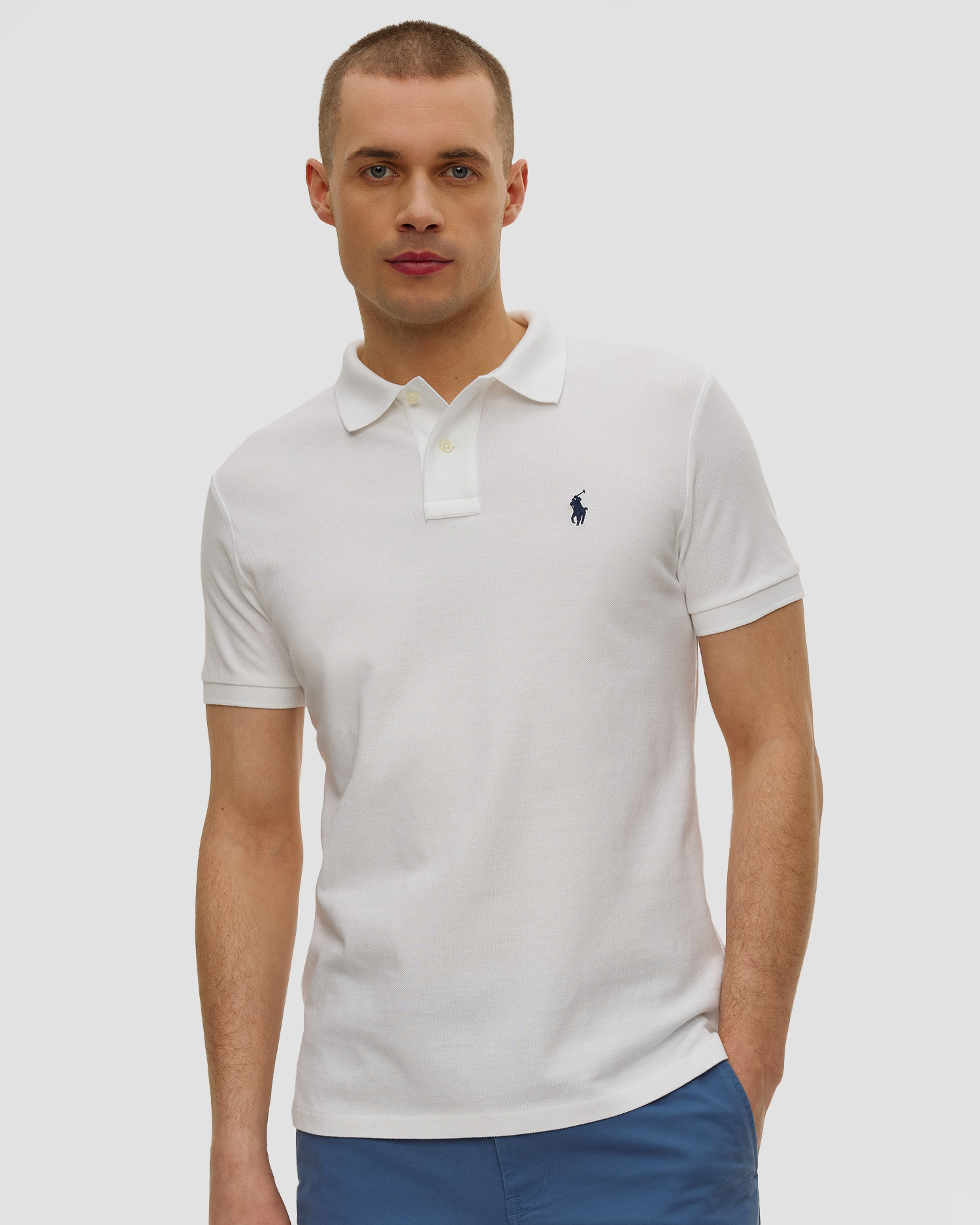 Białe polo męskie Polo Ralph Lauren