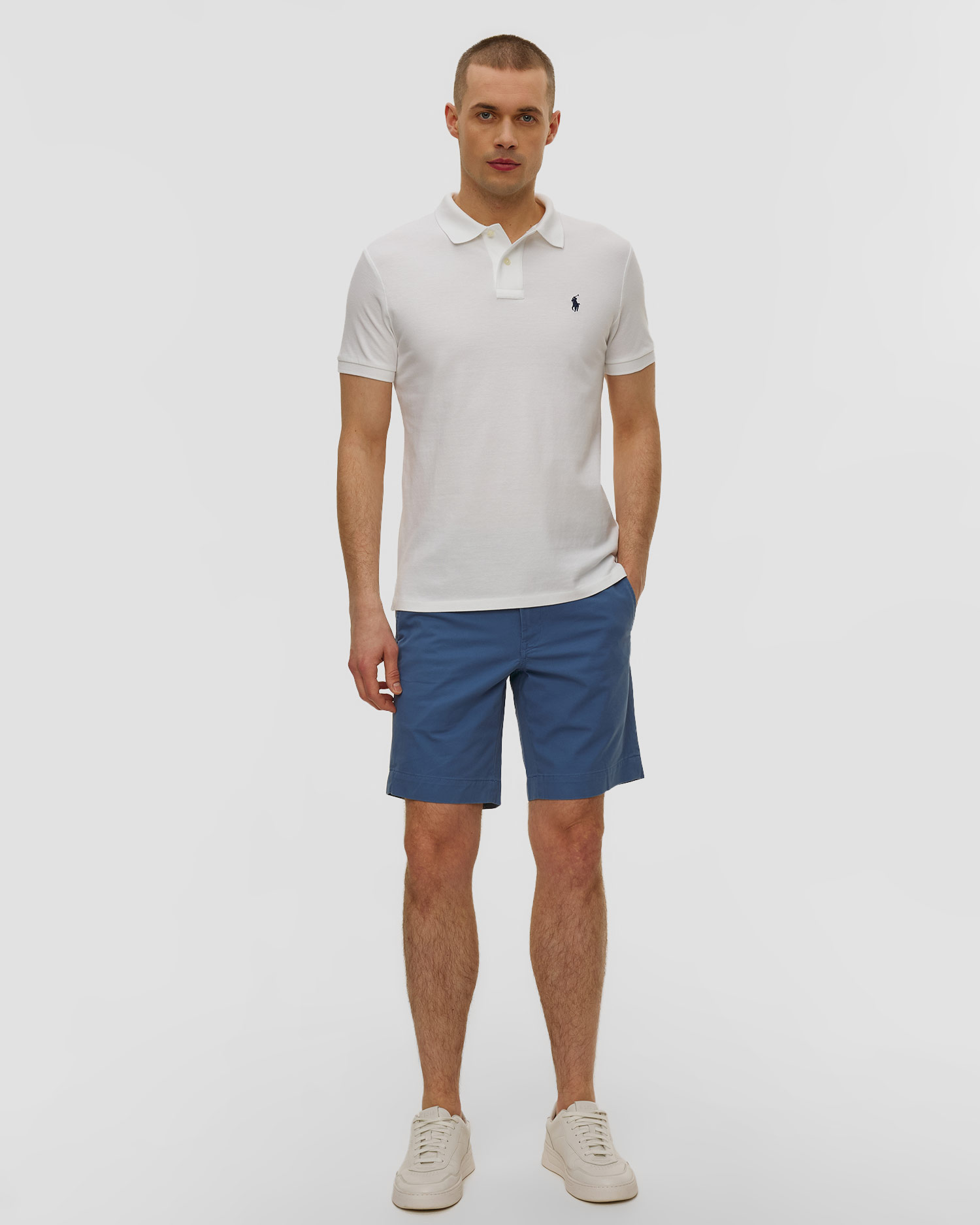 Białe polo męskie Polo Ralph Lauren