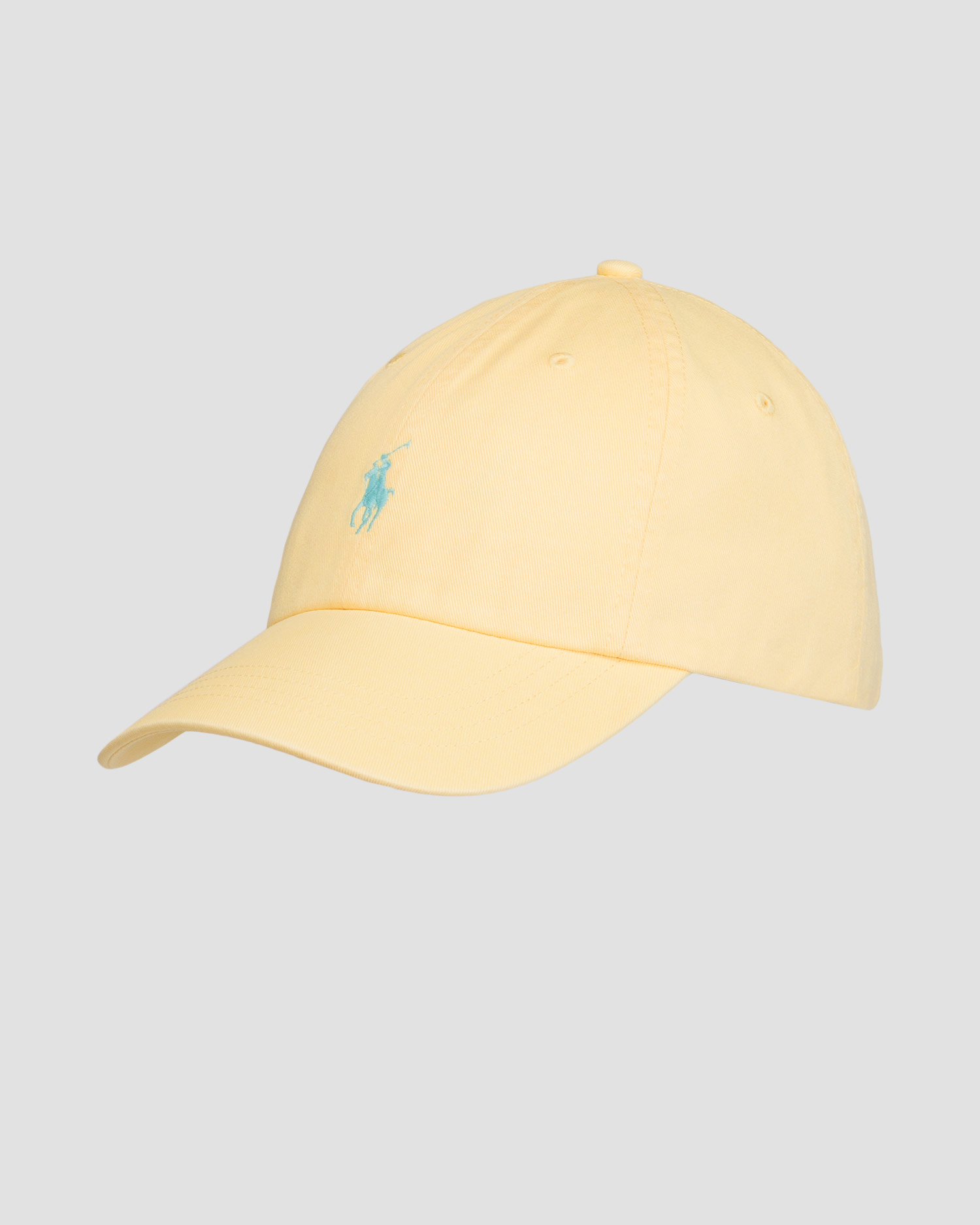 Żółta czapka z daszkiem damska Polo Ralph Lauren, Kolor/Wzór: Żółty