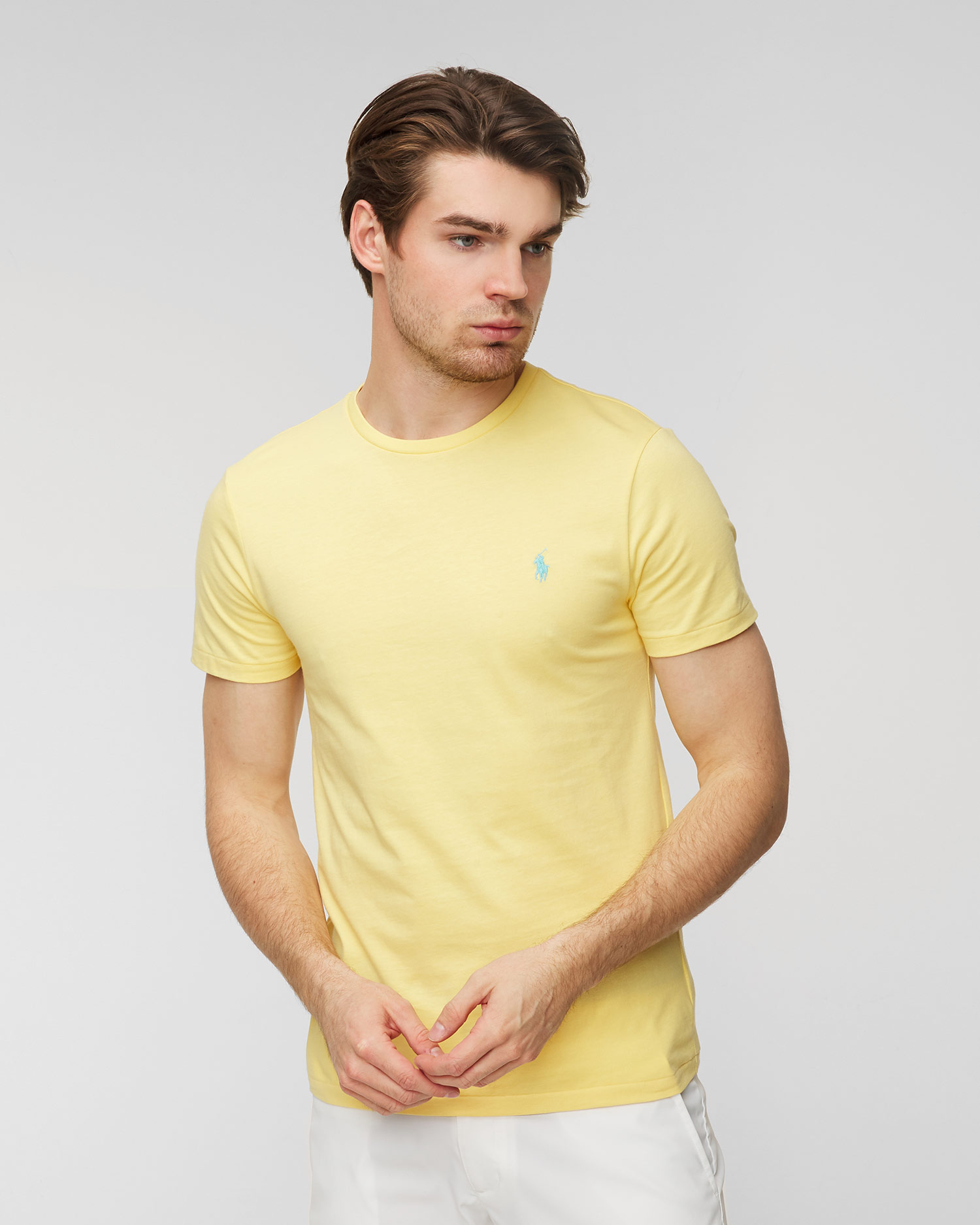 POLO RALPH LAUREN SSCNCMSLM2 polo t shirt 710671438 empire yellow