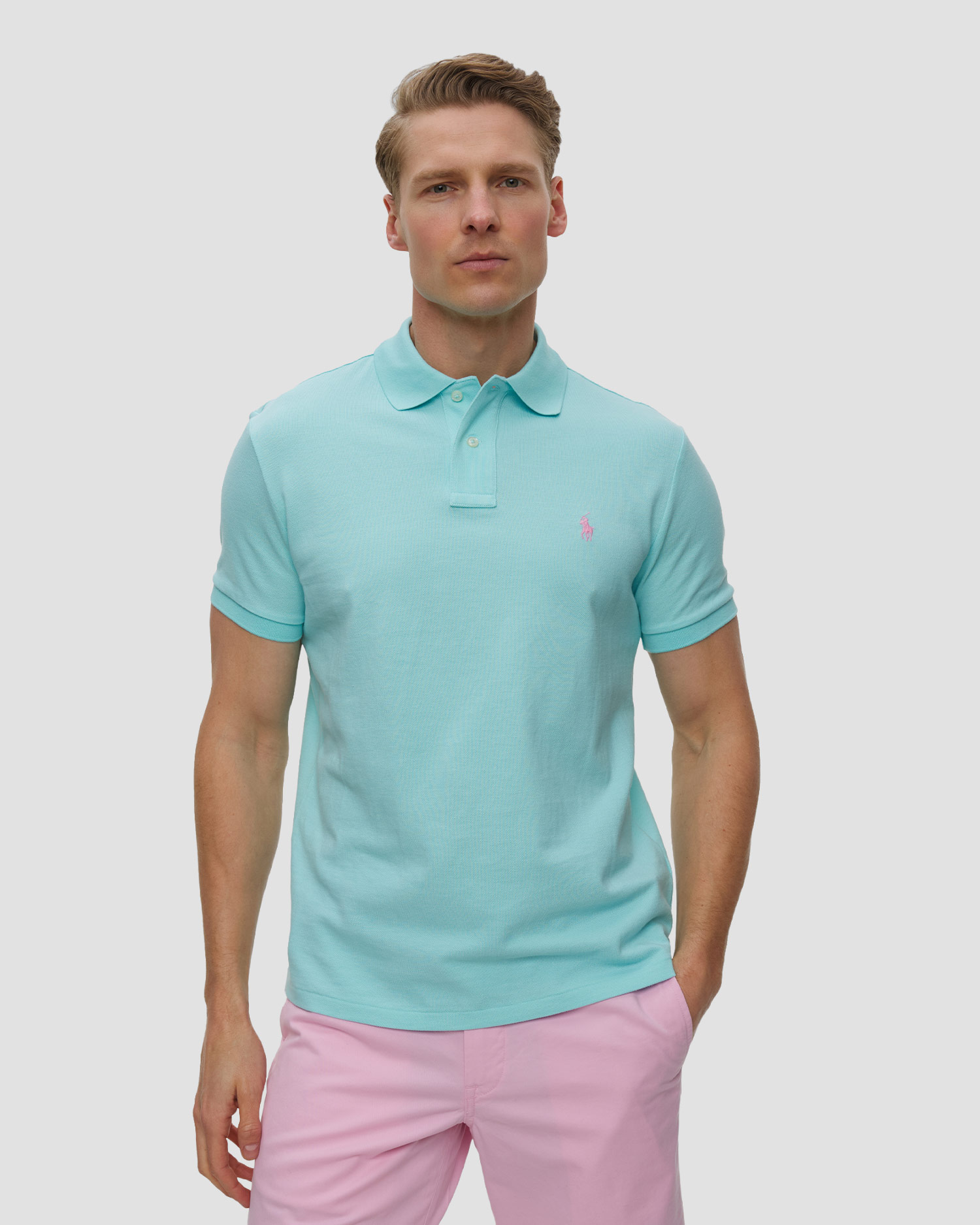 Polo męskie Polo Ralph Lauren, Kolor/Wzór: Niebieski