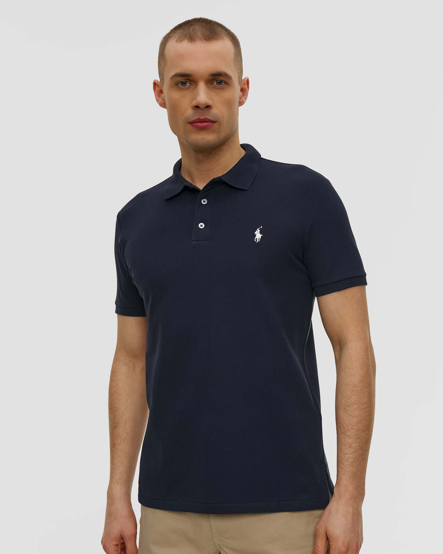 Polo Bleu marine pour hommes Polo Ralph Lauren, Couleur: Granatowy
