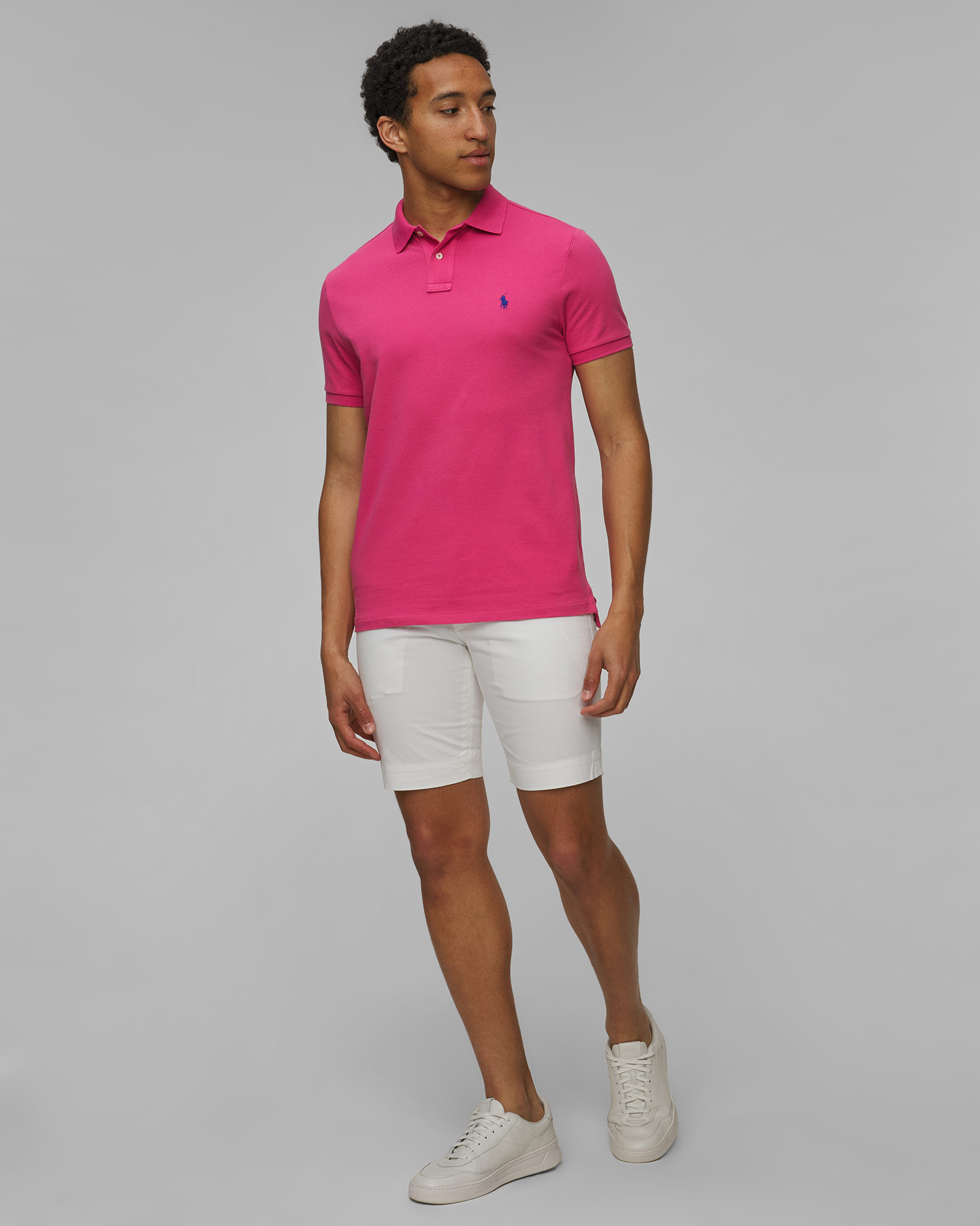 Růžové pánské polo Polo Ralph Lauren