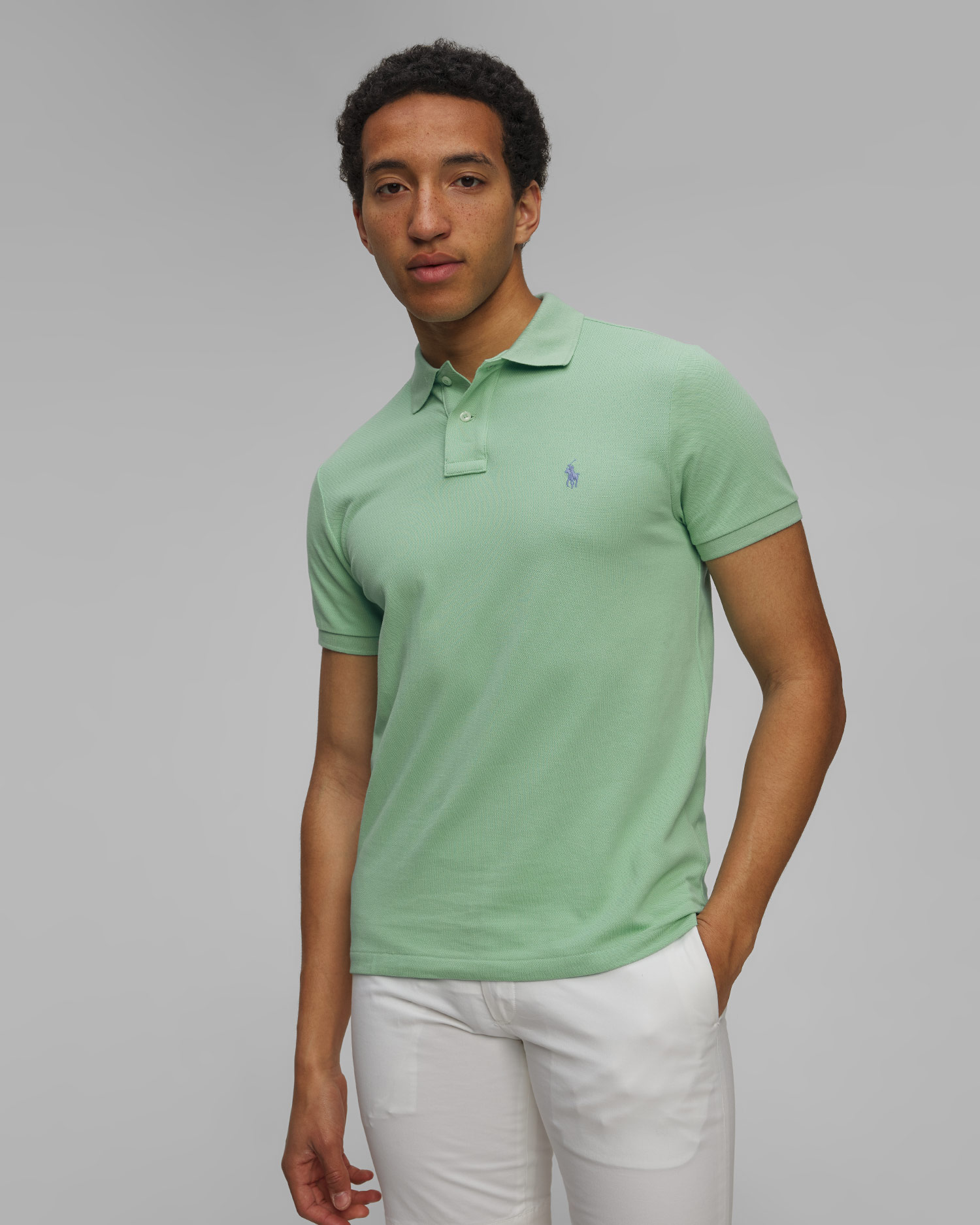 Polo vert pour hommes Polo Ralph Lauren, Couleur: Zielony