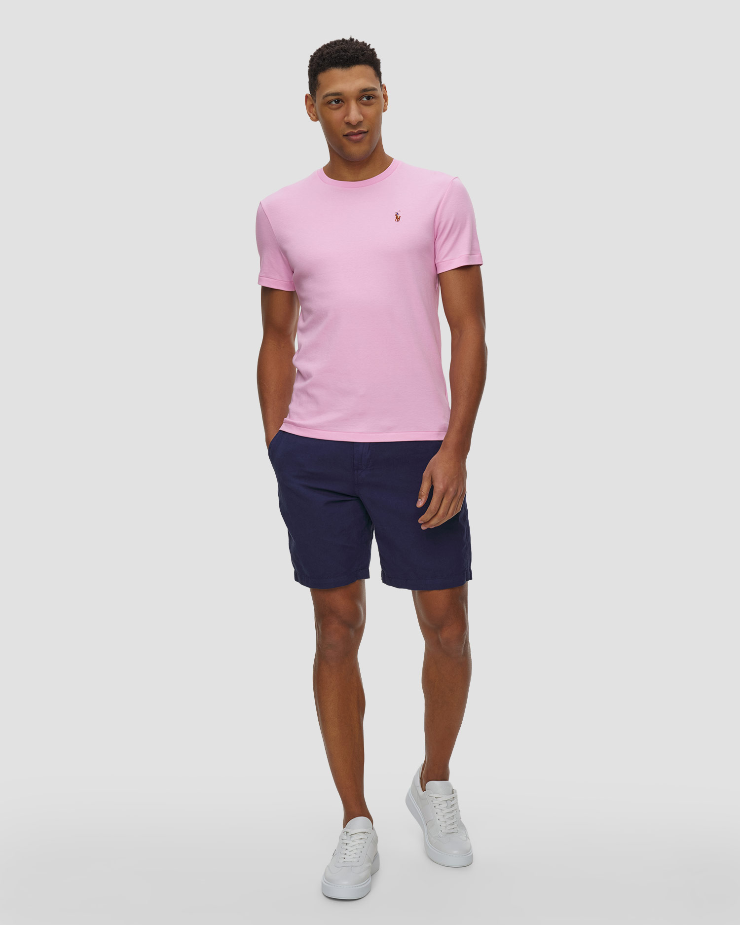 T-shirt rose pour hommes Polo Ralph Lauren