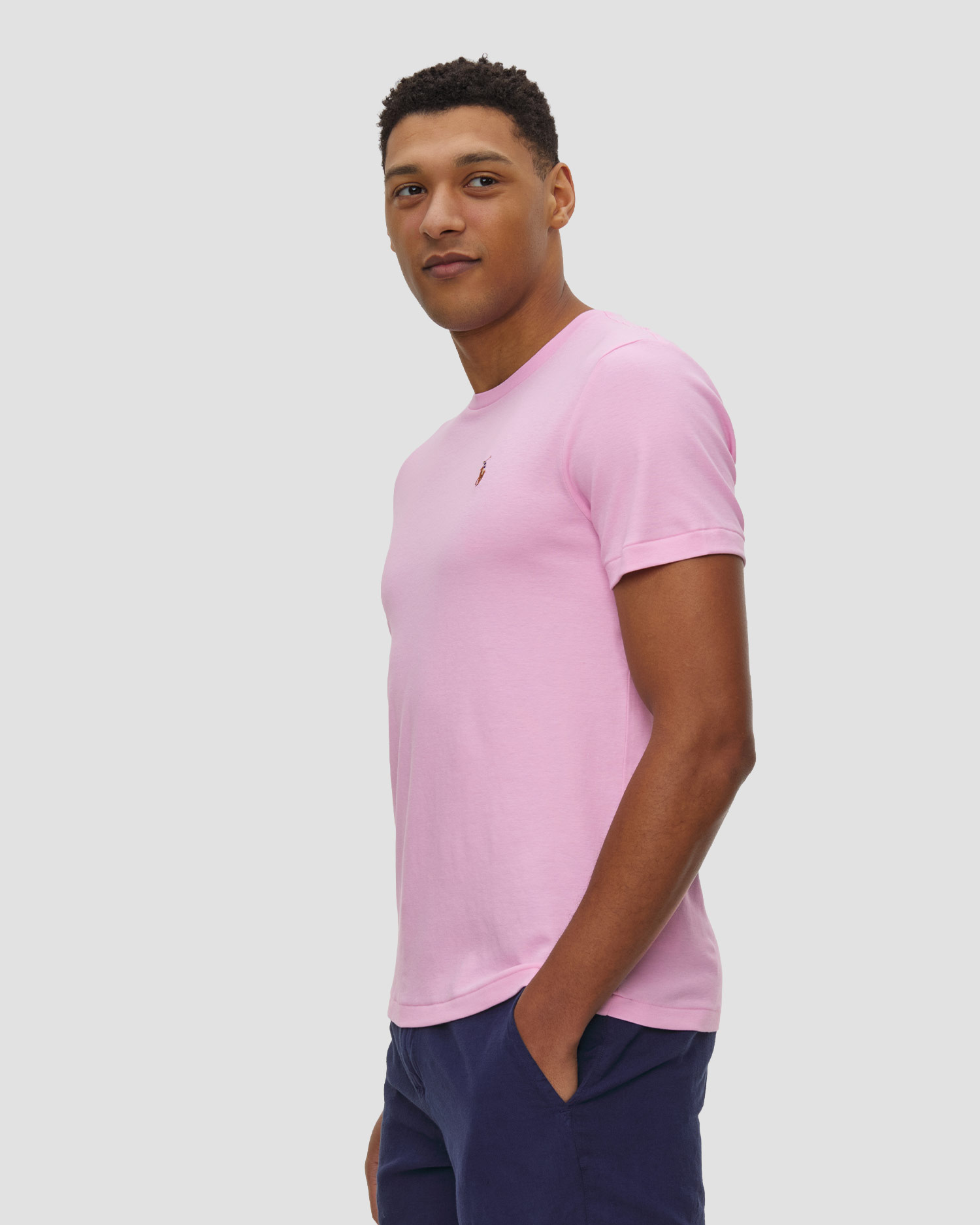 T-shirt rose pour hommes Polo Ralph Lauren