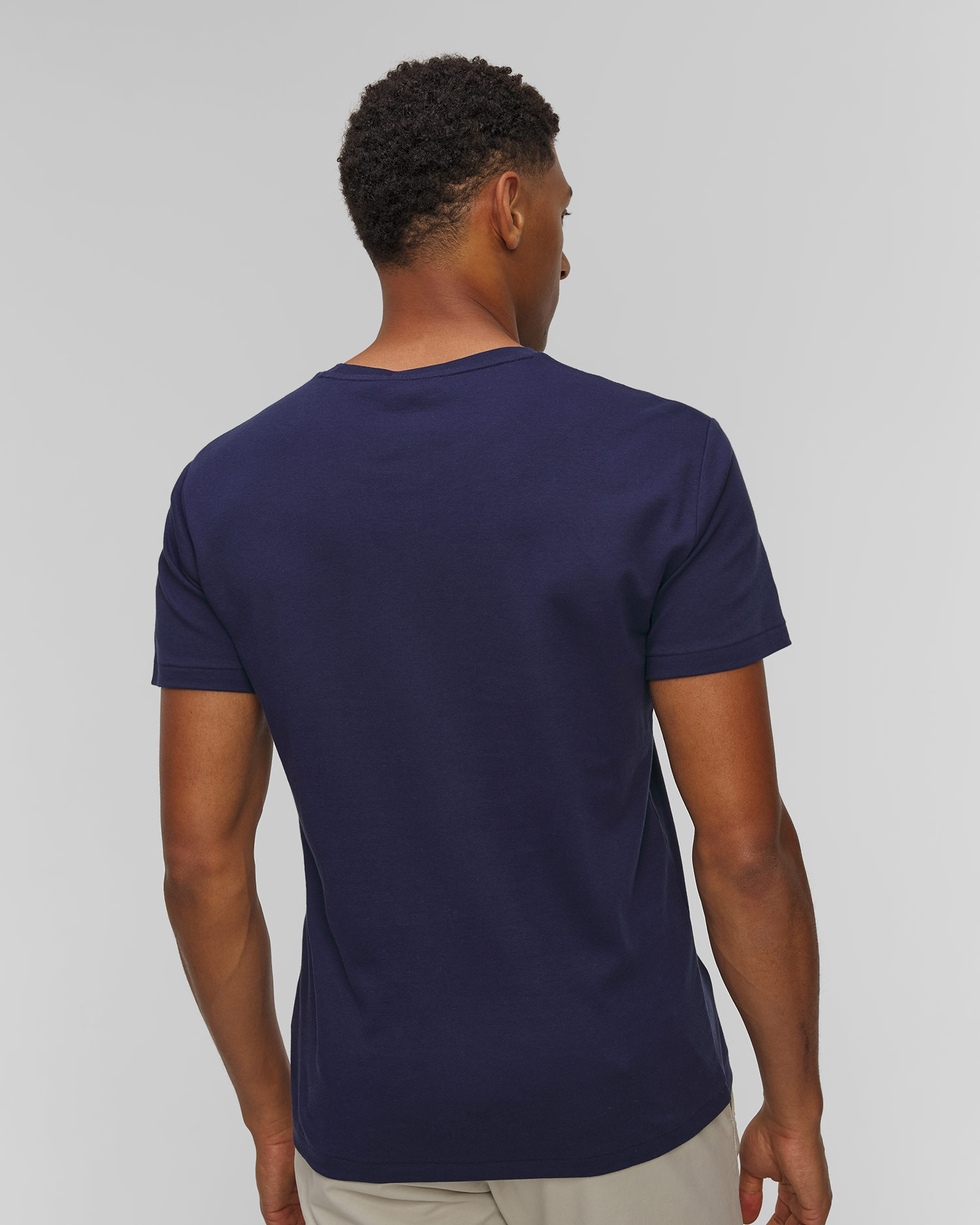 T-shirt bleu marine pour hommes Ralph Lauren 