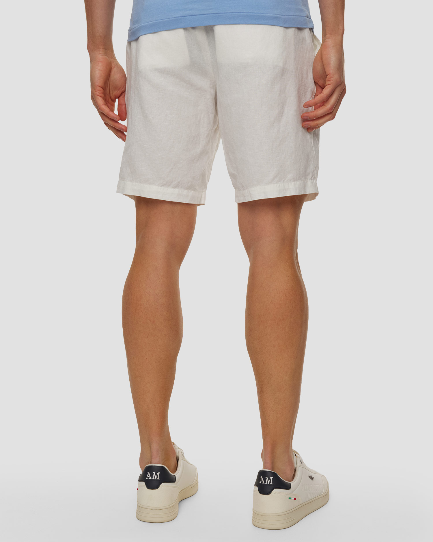 Short en lin blanc pour hommes Polo Ralph Lauren