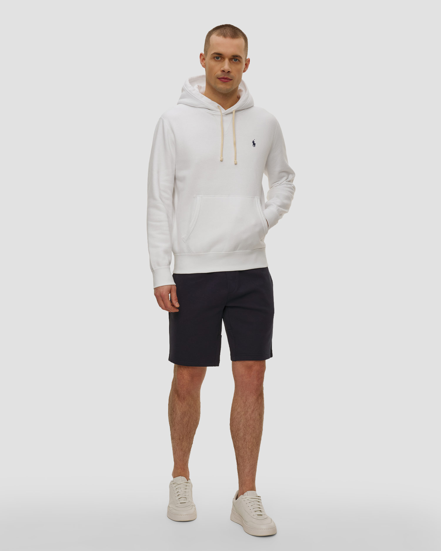 Sweat-shirt blanc pour hommes Polo Ralph Lauren 