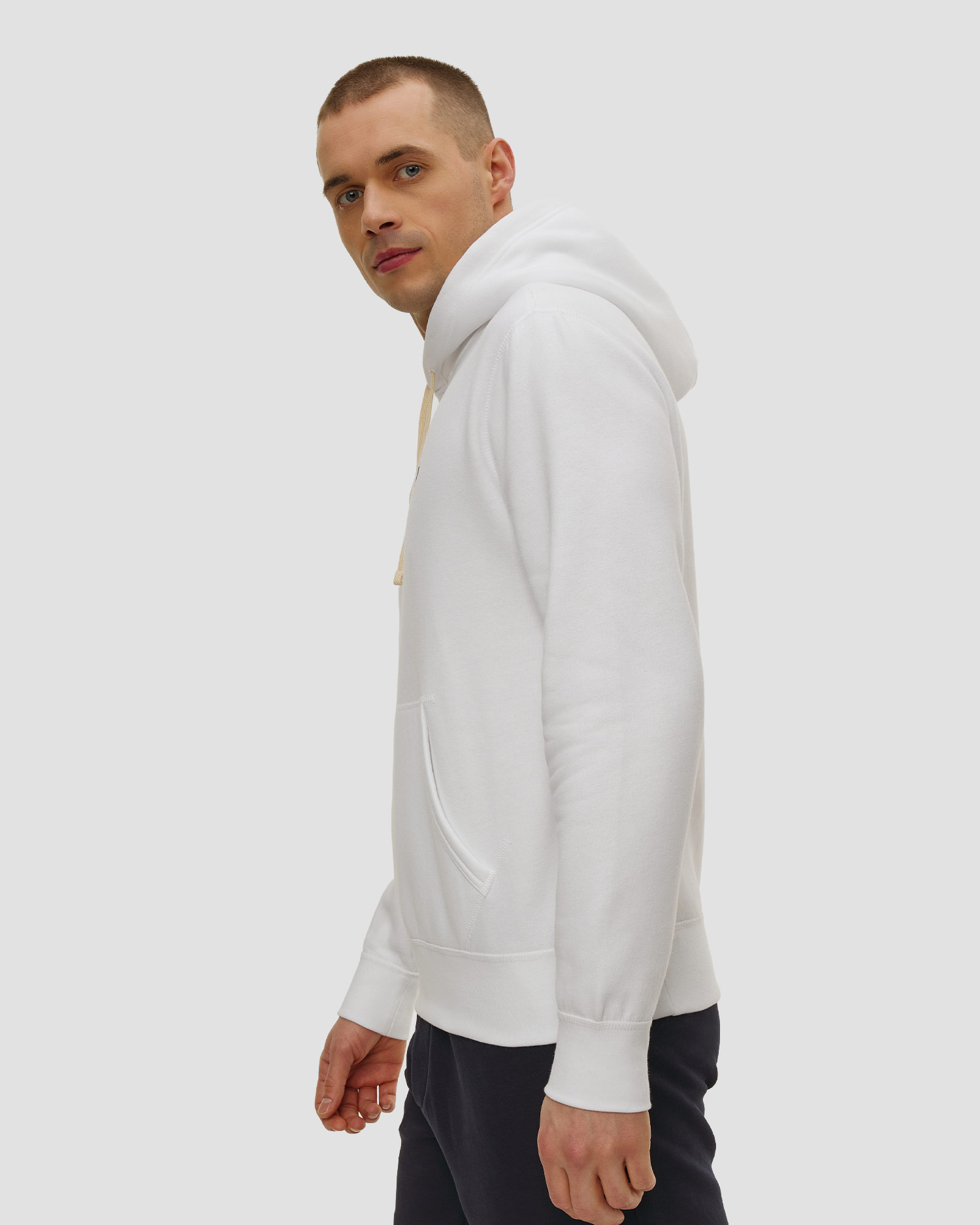 Sweat-shirt blanc pour hommes Polo Ralph Lauren 