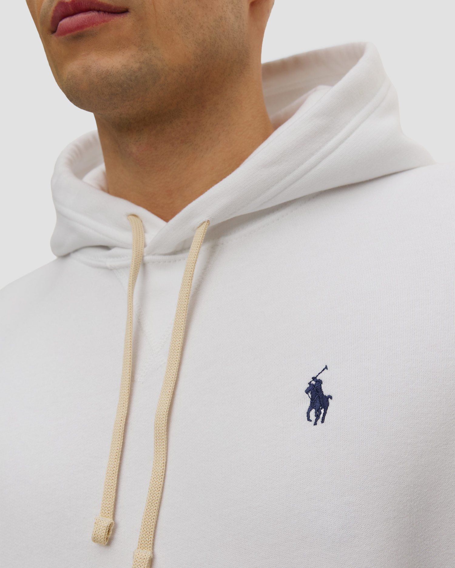 Sweat-shirt blanc pour hommes Polo Ralph Lauren 