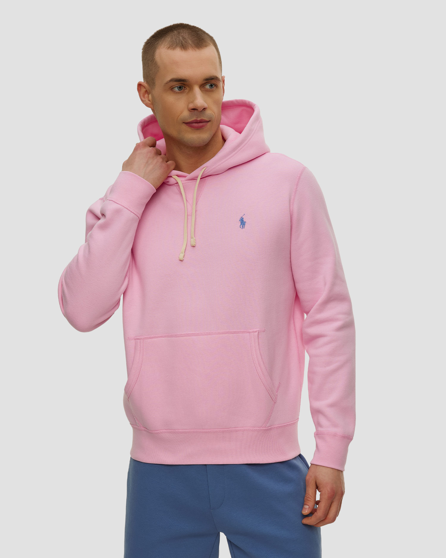 Men's pink sweatshirt Polo Ralph Lauren, Color/Pattern: Różowy
