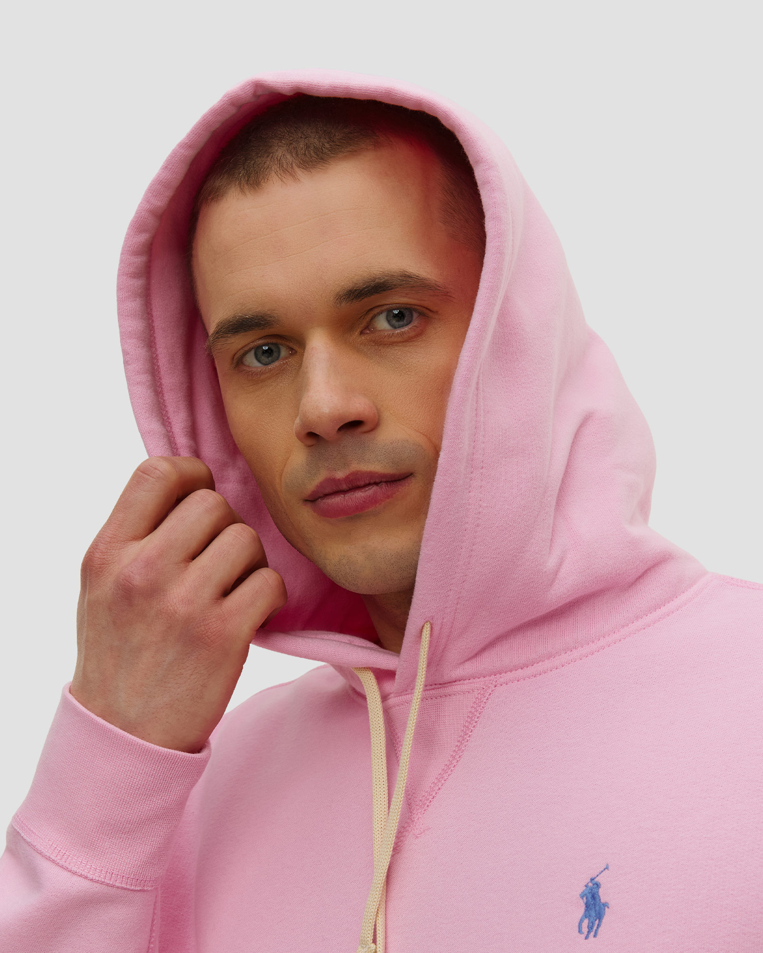 Sweat-shirt rose pour hommes Polo Ralph Lauren 