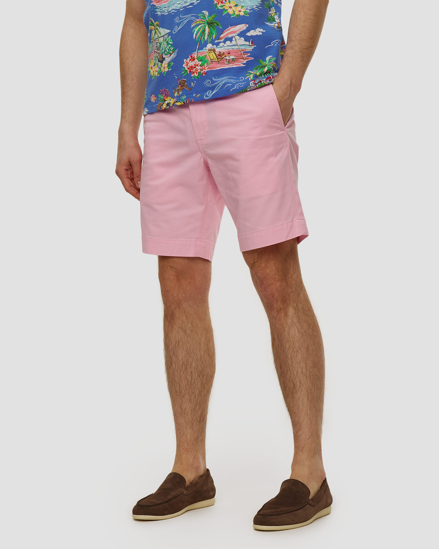 Růžové pánské kraťasy Polo Ralph Lauren, Barva/Vzor: Różowy