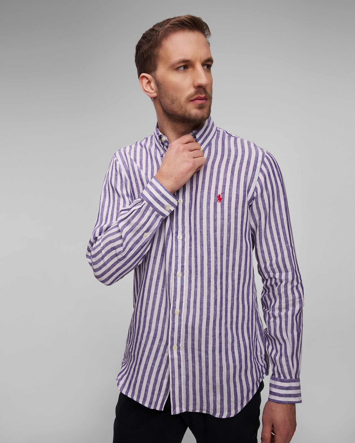 Camicia in lino da uomo Polo Ralph Lauren